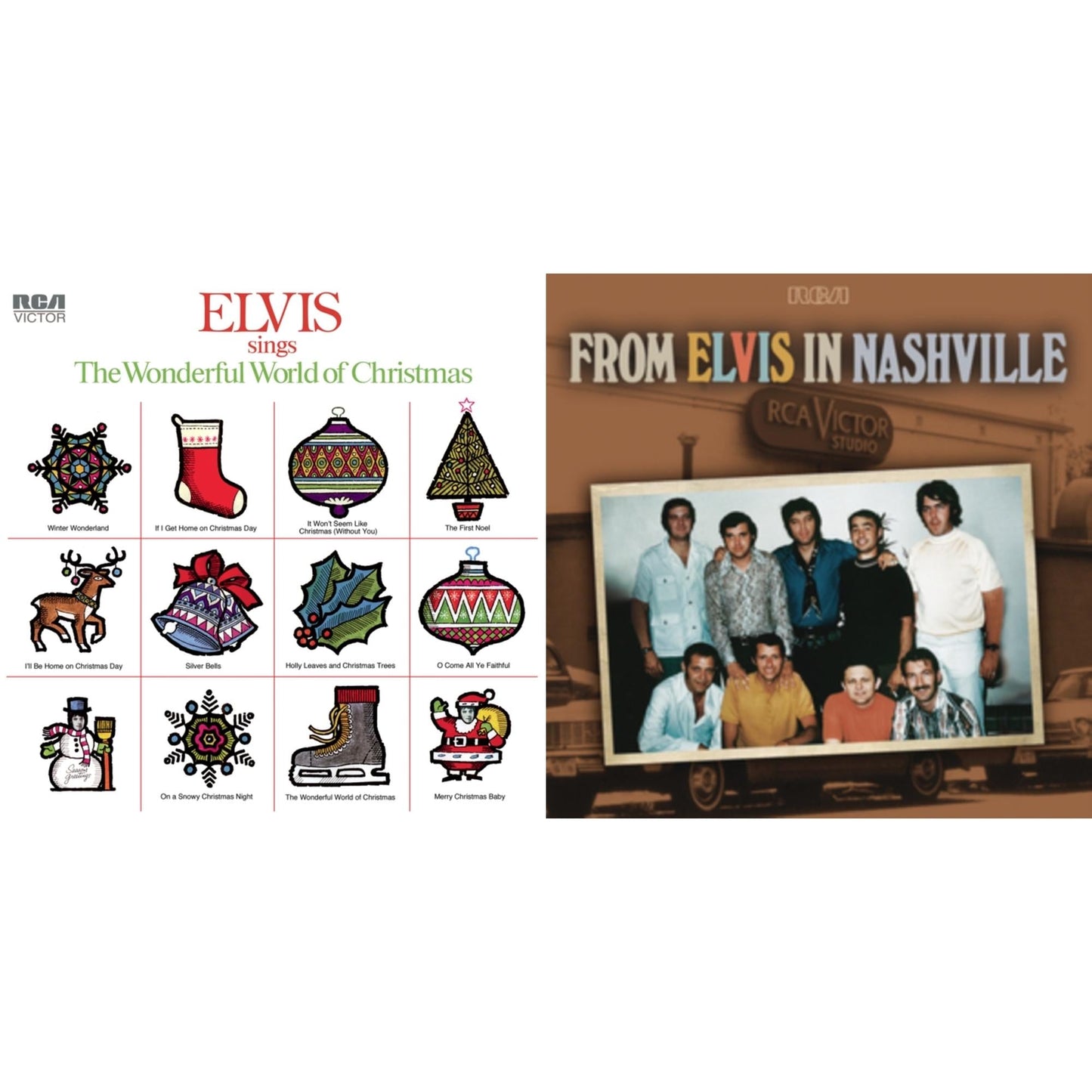 Elvis Presley - From Elvis In Nashville (2LP) & Elvis Sings The Wonderful World Of Christmas