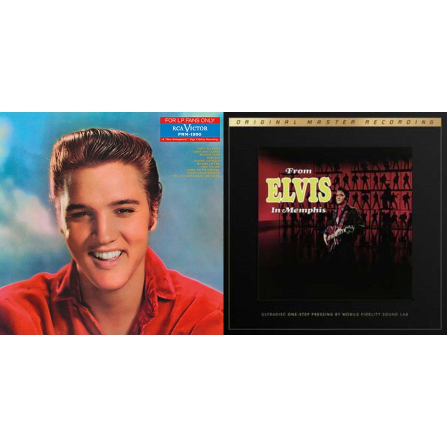 Elvis Presley - From Elvis In Memphis (2LP/180G/45RPM Supervinyl Ultradisc One-Step/Original Masters/Limited) & For LP Fans Only (Translucent Blue Vinyl/180G)