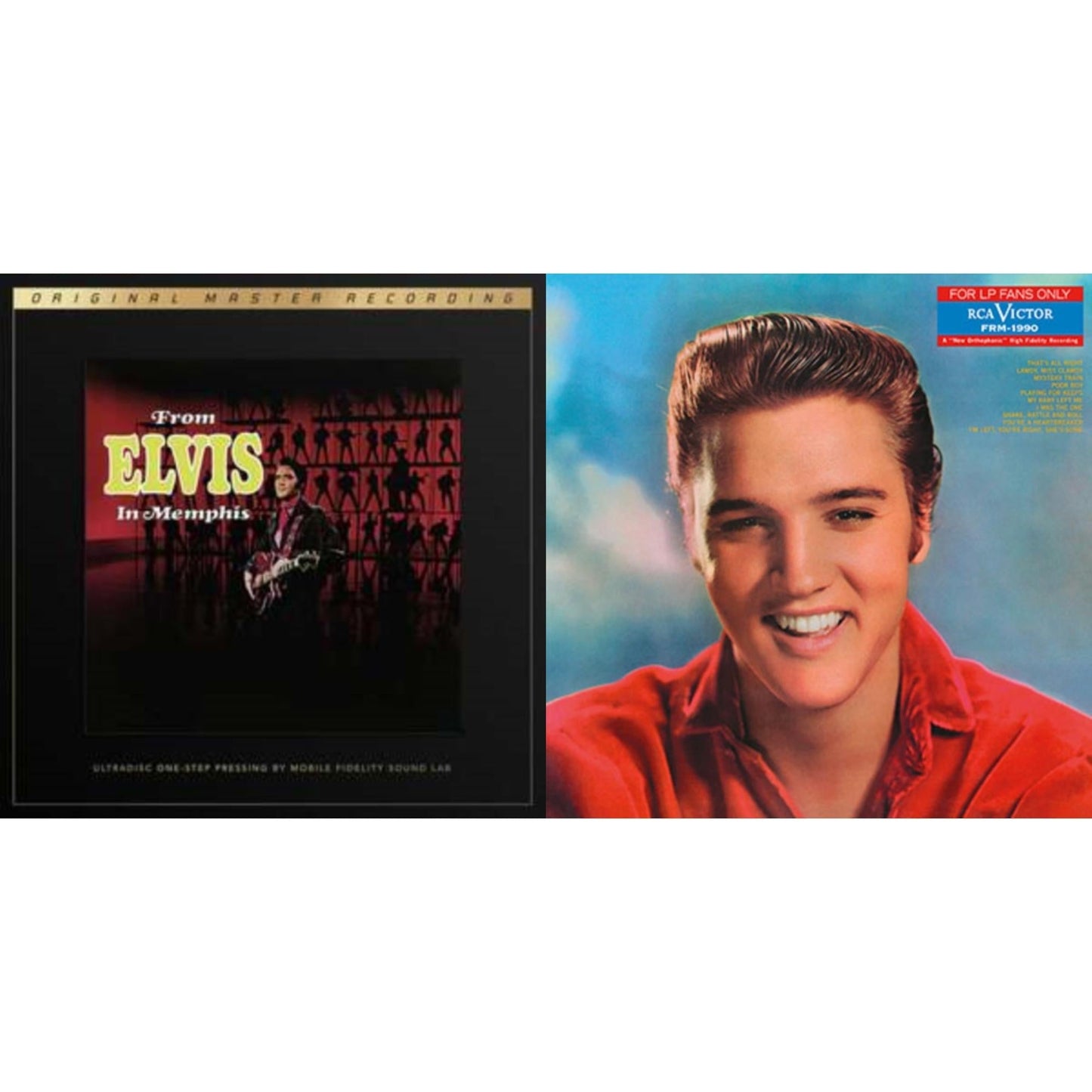 Elvis Presley - From Elvis In Memphis (2LP/180G/45RPM Supervinyl Ultradisc One-Step/Original Masters/Limited) & For LP Fans Only (Translucent Blue Vinyl/180G)