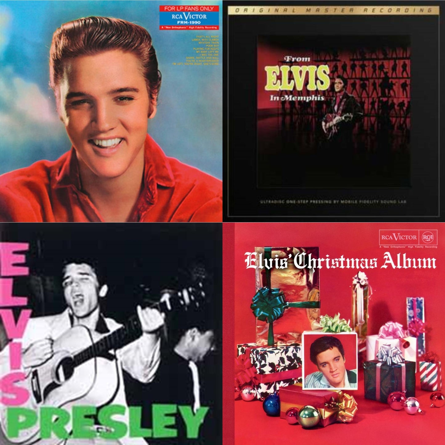 Elvis Presley - Elvis' Christmas Album & From Elvis In Memphis (2LP/180G/45RPM Supervinyl Ultradisc One-Step/Original Masters/Limited) & For LP Fans Only (Translucent Blue Vinyl/180G) & Elvis Presley