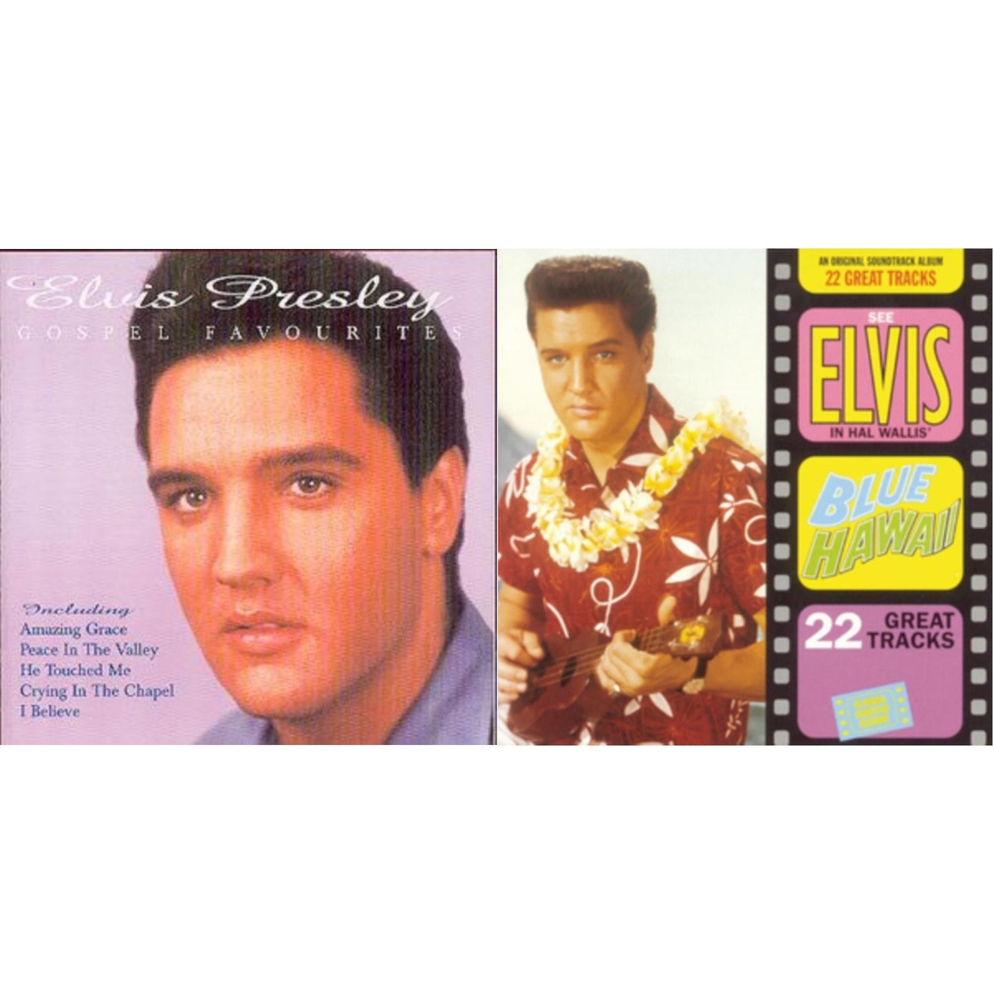 Elvis Presley - Blue Hawaii & Gospel Favourites - CD Bundle