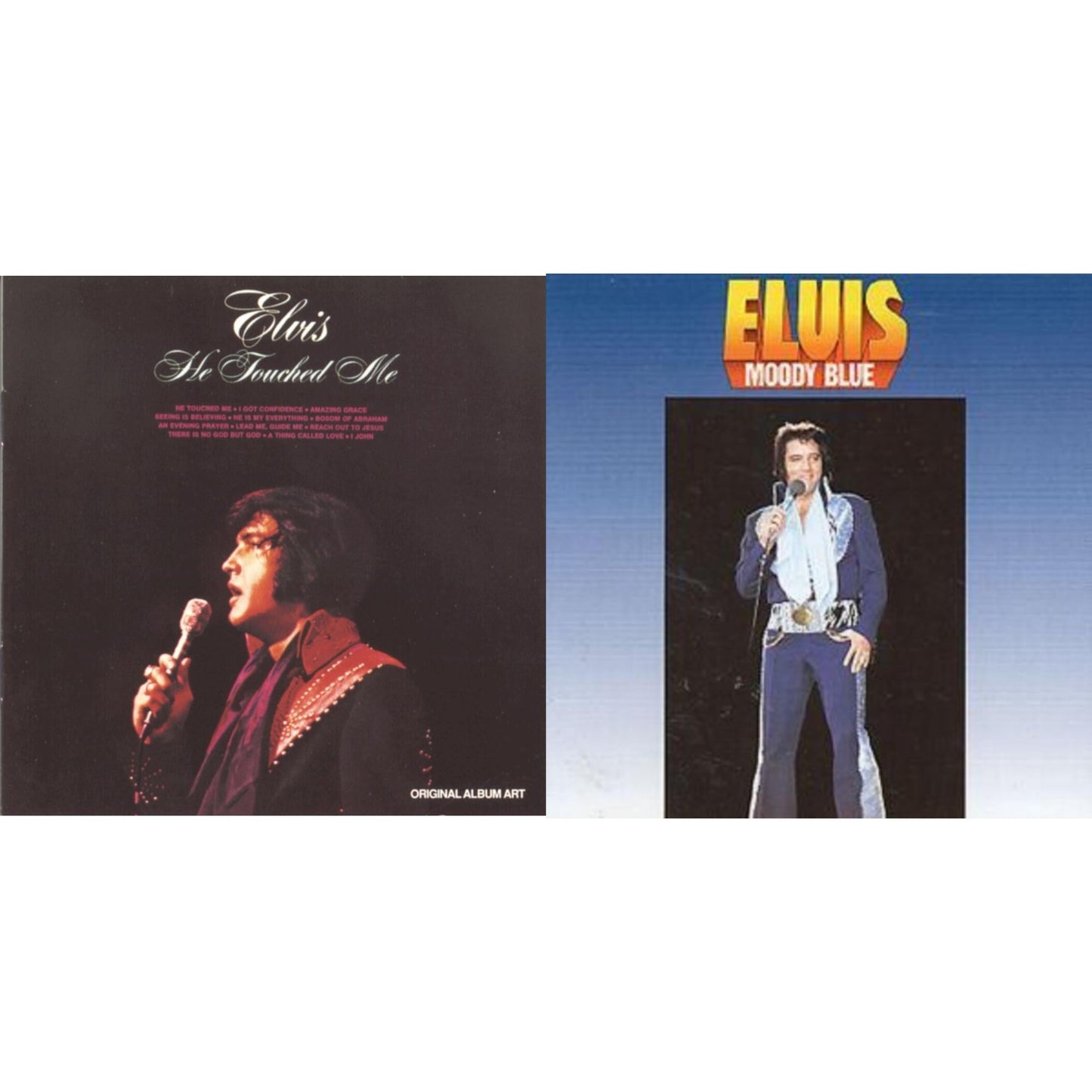 Elvis Presley - Moody Blue & He Touched Me - CD Bundle