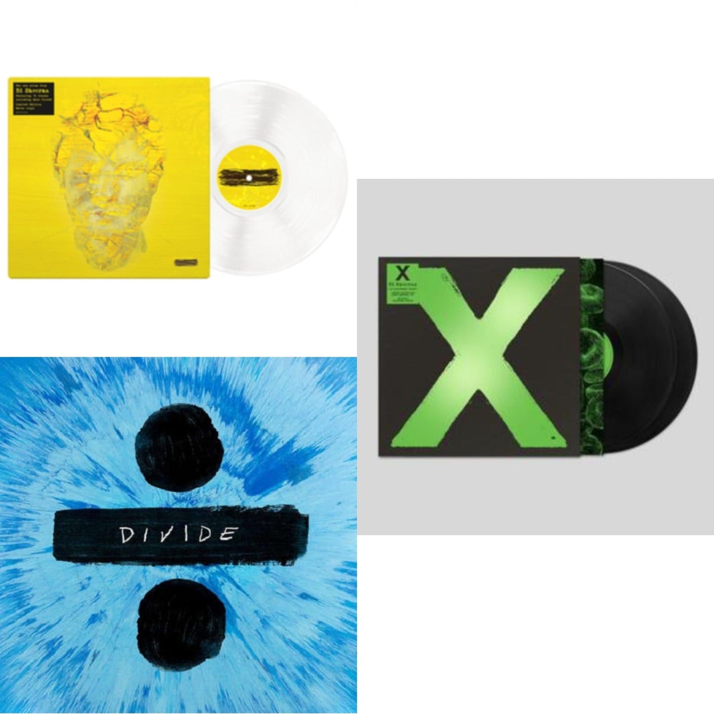 Ed Sheeran - Divide (2LP/45 RPM/180G/Dl Card) & - (Subtract) (White LP Vinyl) (I) & X (10Th Anniversary/2LP)