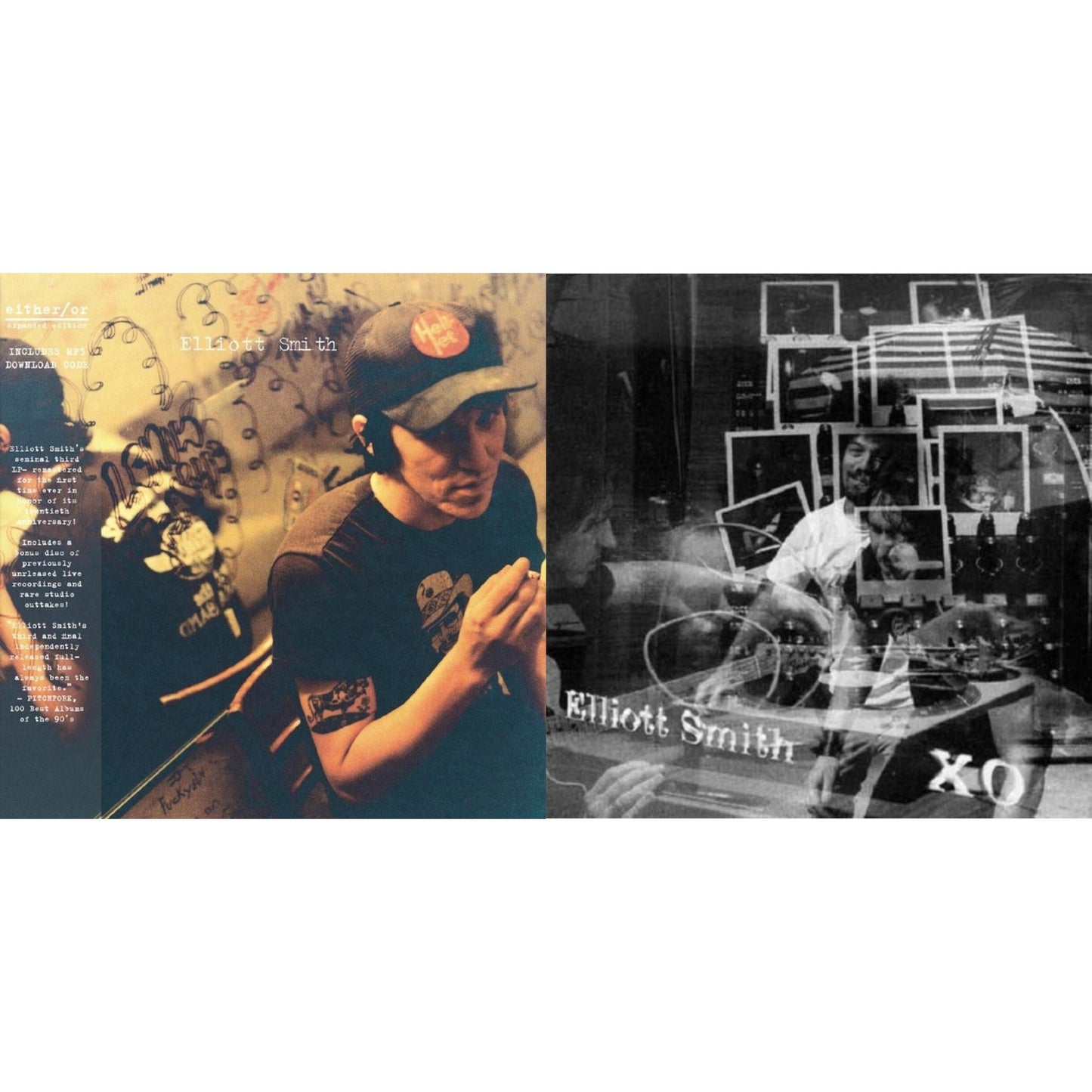 Elliott Smith - Xo & Either/Or (Dl Card) - LP Vinyl Bundle