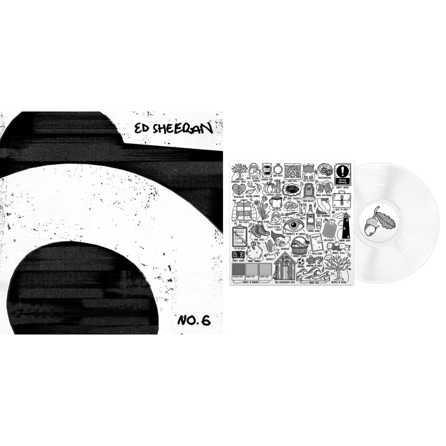 Ed Sheeran - No. 6 Collaborations Project (180G) & Autumn Variations (White LP Vinyl)