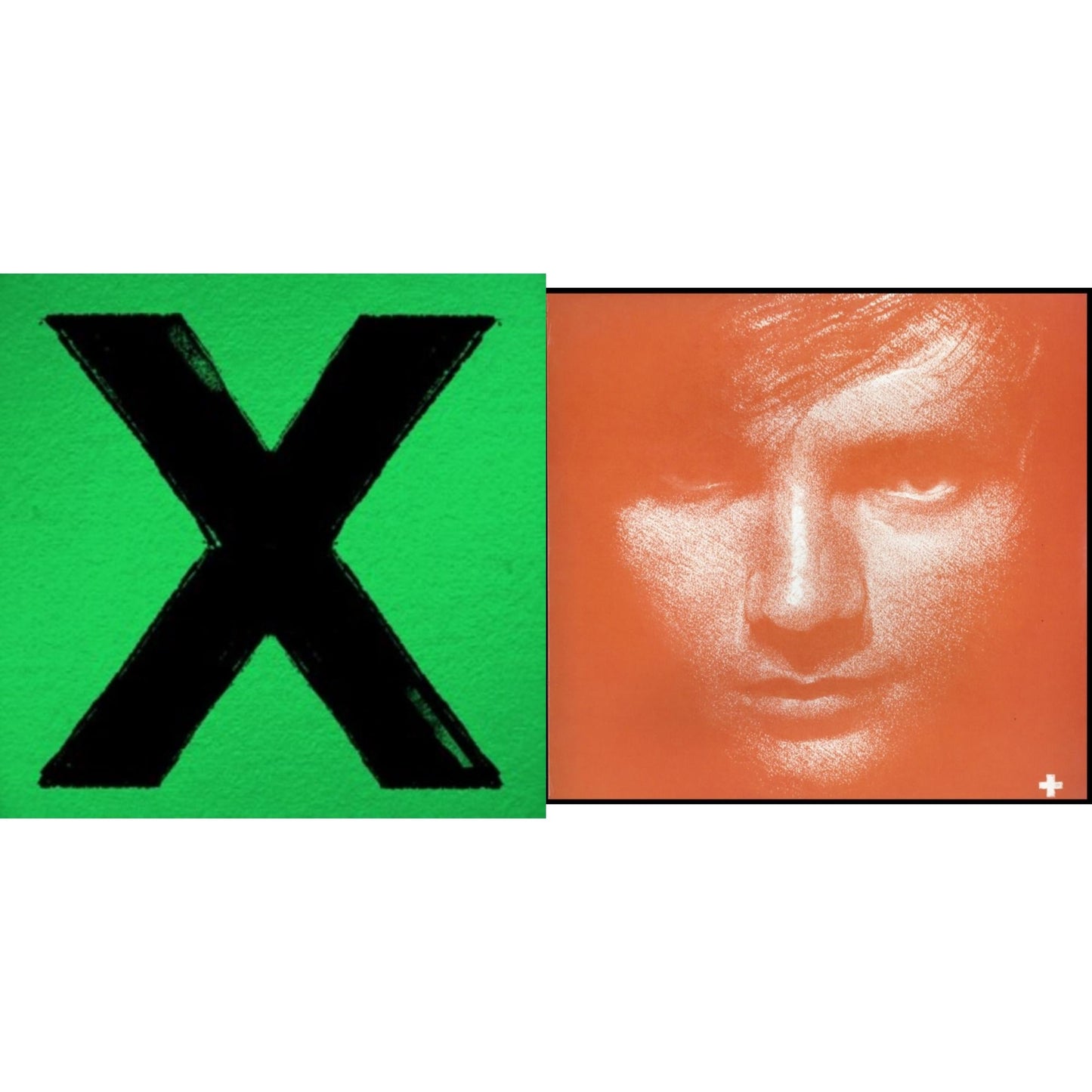 Ed Sheeran - X (Crystal Clear Vinyl/2LP) & Plus (Orange LP Vinyl)