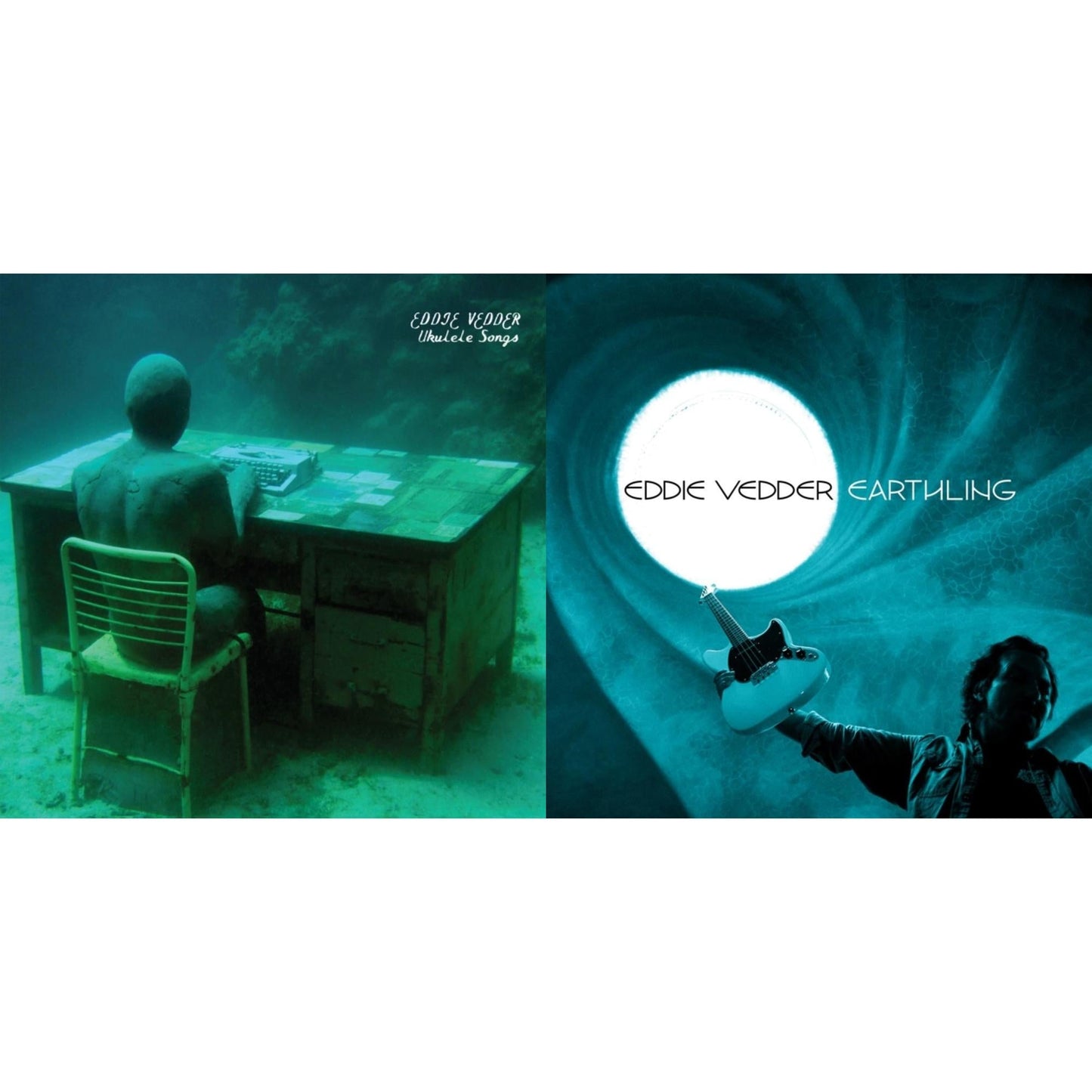 Eddie Vedder - Ukulele Songs & Earthling - LP Vinyl Bundle