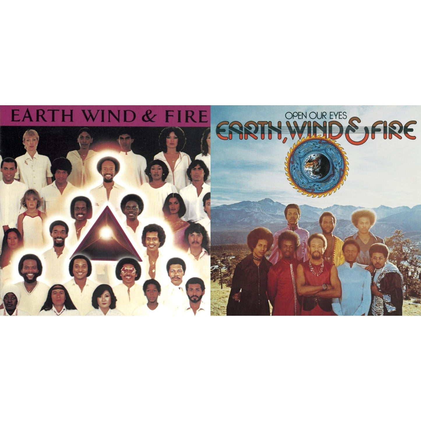 Earth Wind & Fire - Faces & Open Our Eyes - CD Bundle