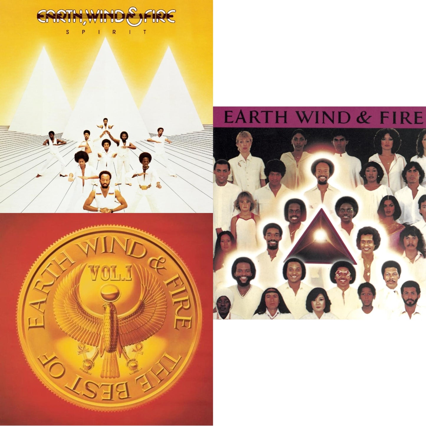 Earth Wind & Fire - Best Of Vol.1 & Faces & Spirit - CD Bundle