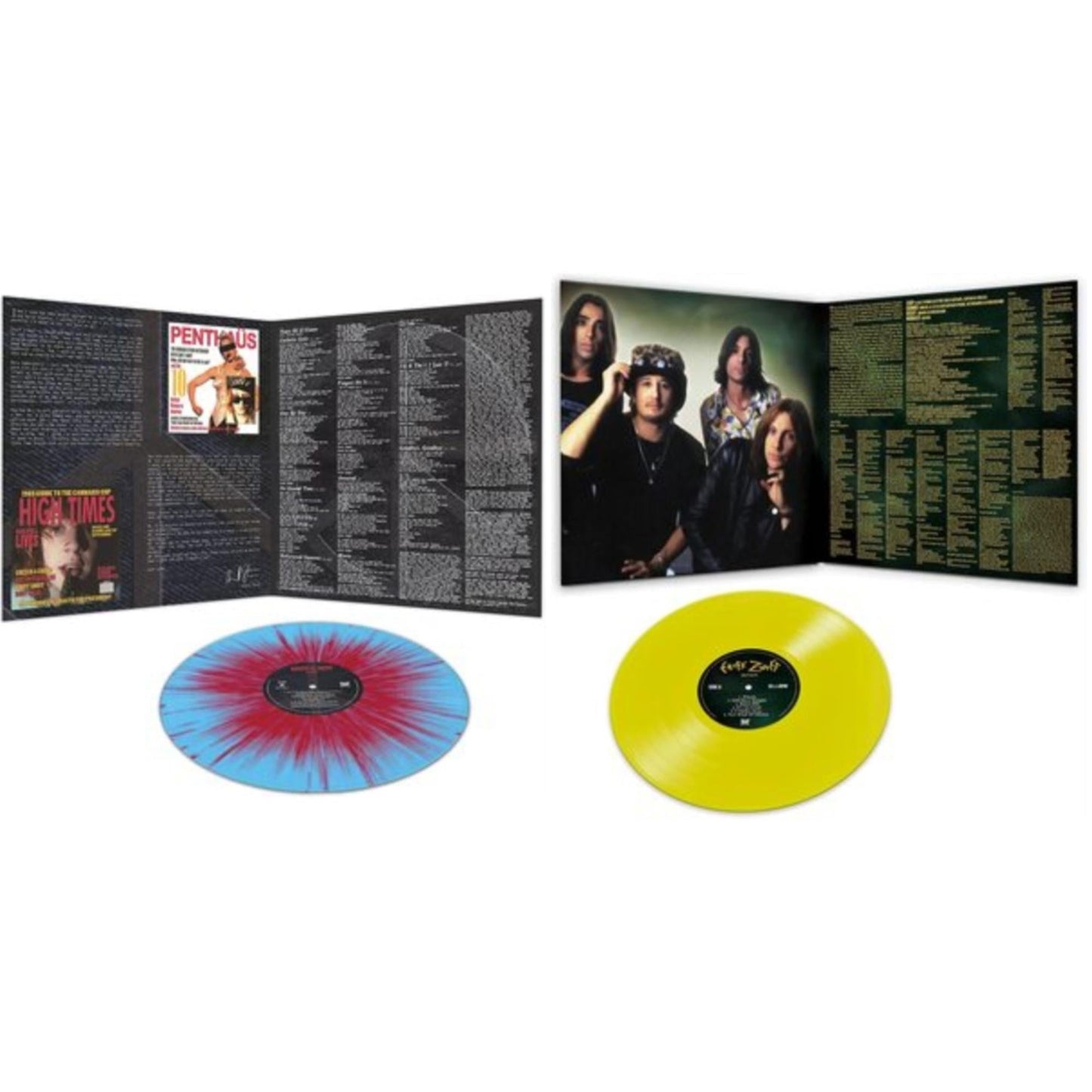 Enuff Z'nuff - 1985 (Blue & Red Starburst LP Vinyl) & Seven (Yellow LP Vinyl/Reissue)