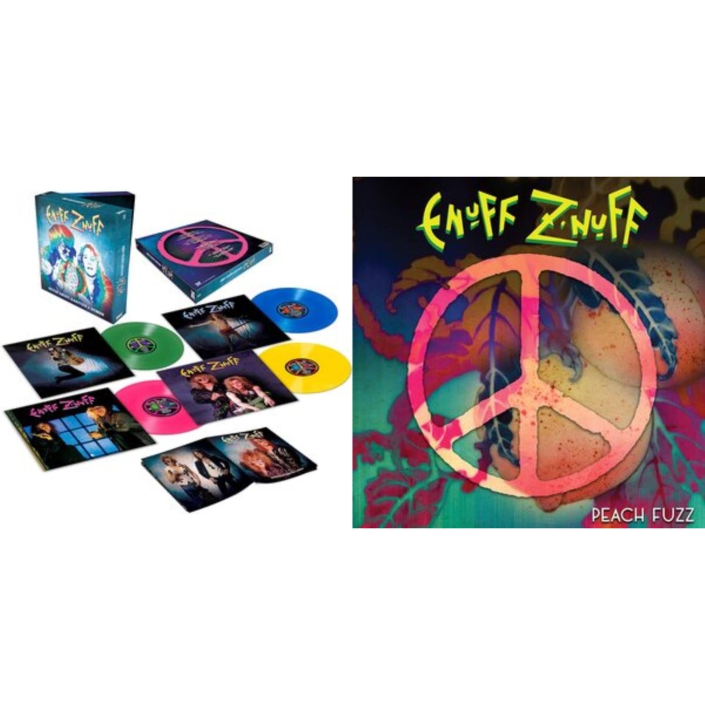 Enuff Z'nuff - Peach Fuzz (Peach LP Vinyl) & Rarities & Demos (4LP/Colored Vinyl)