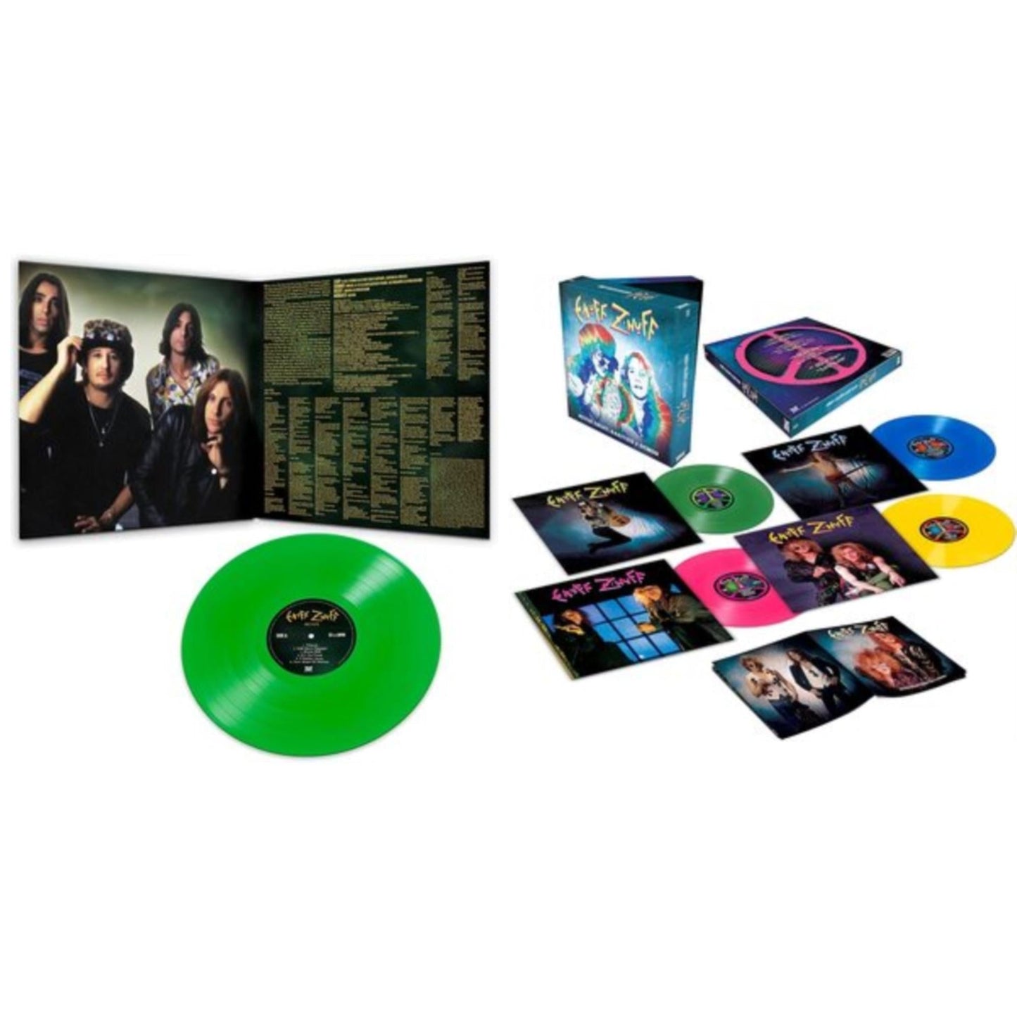 Enuff Z'nuff - Seven (Green LP Vinyl/Reissue) & Rarities & Demos (4LP/Colored Vinyl)