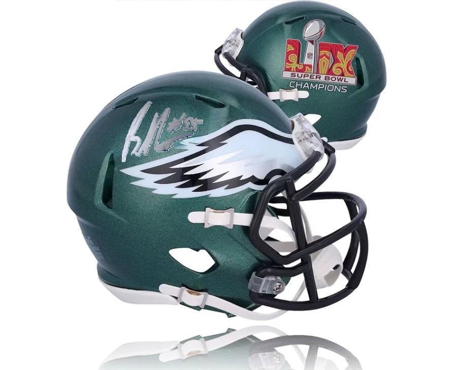 Brandon Graham Philadelphia Eagles Autographed Super Bowl LIX Champions Mini-Helmet