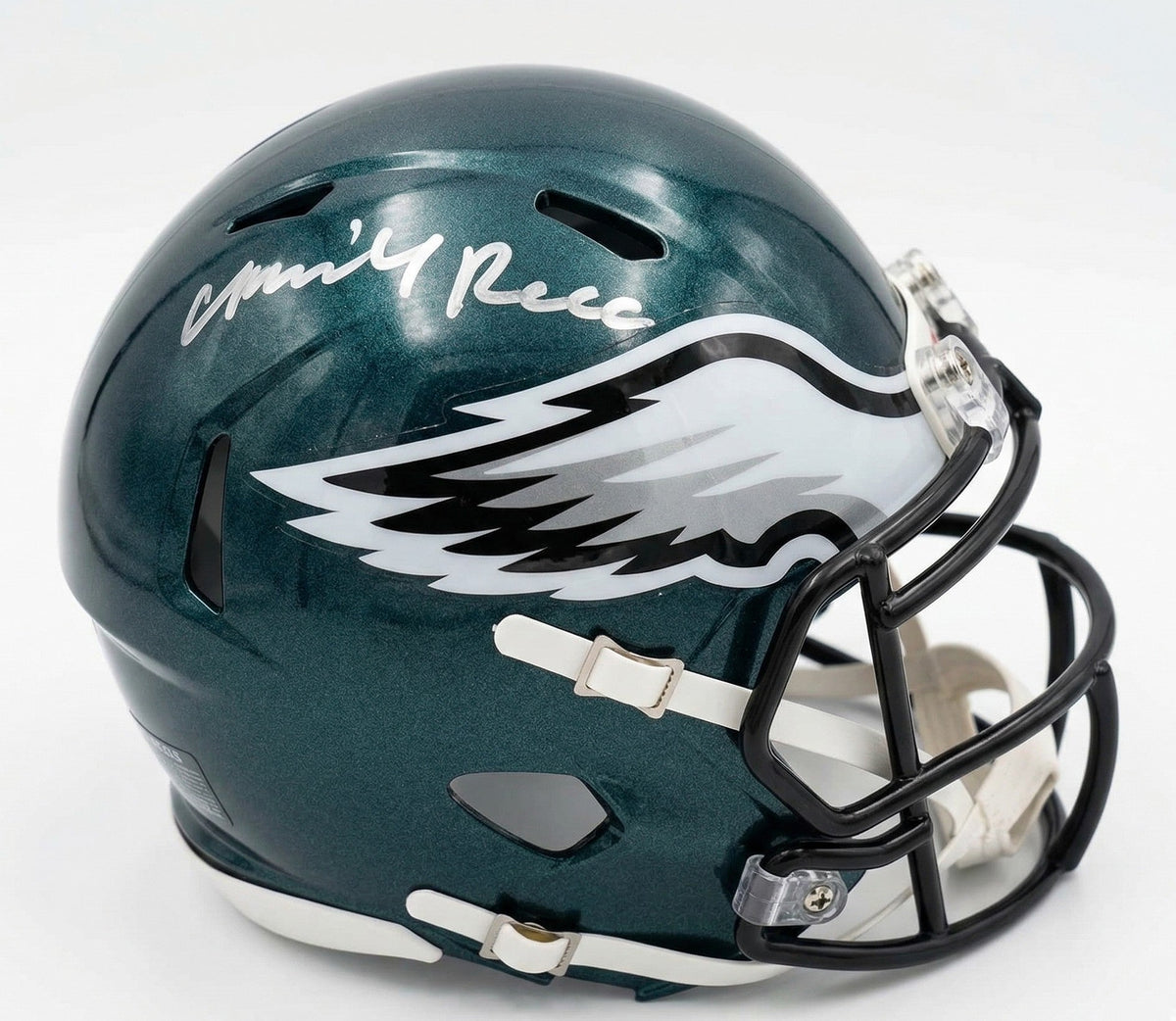Merrill Reese Philadelphia Eagles Autographed Mini-Helmet