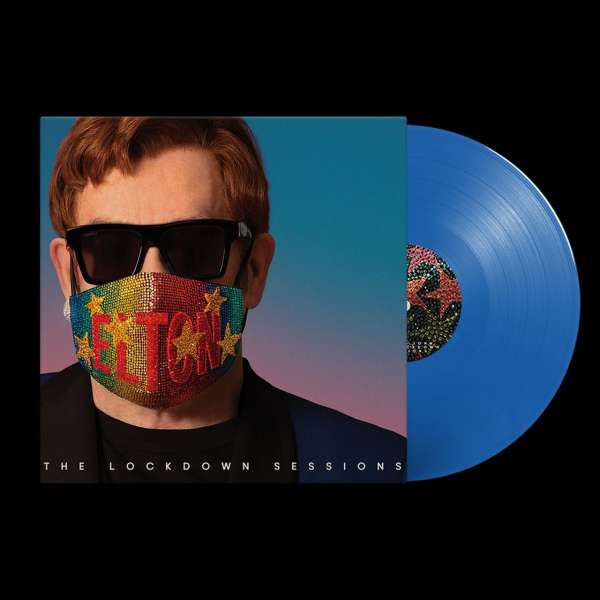 Elton John The Lockdown Sessions Blue 2 LP Vinyl Record