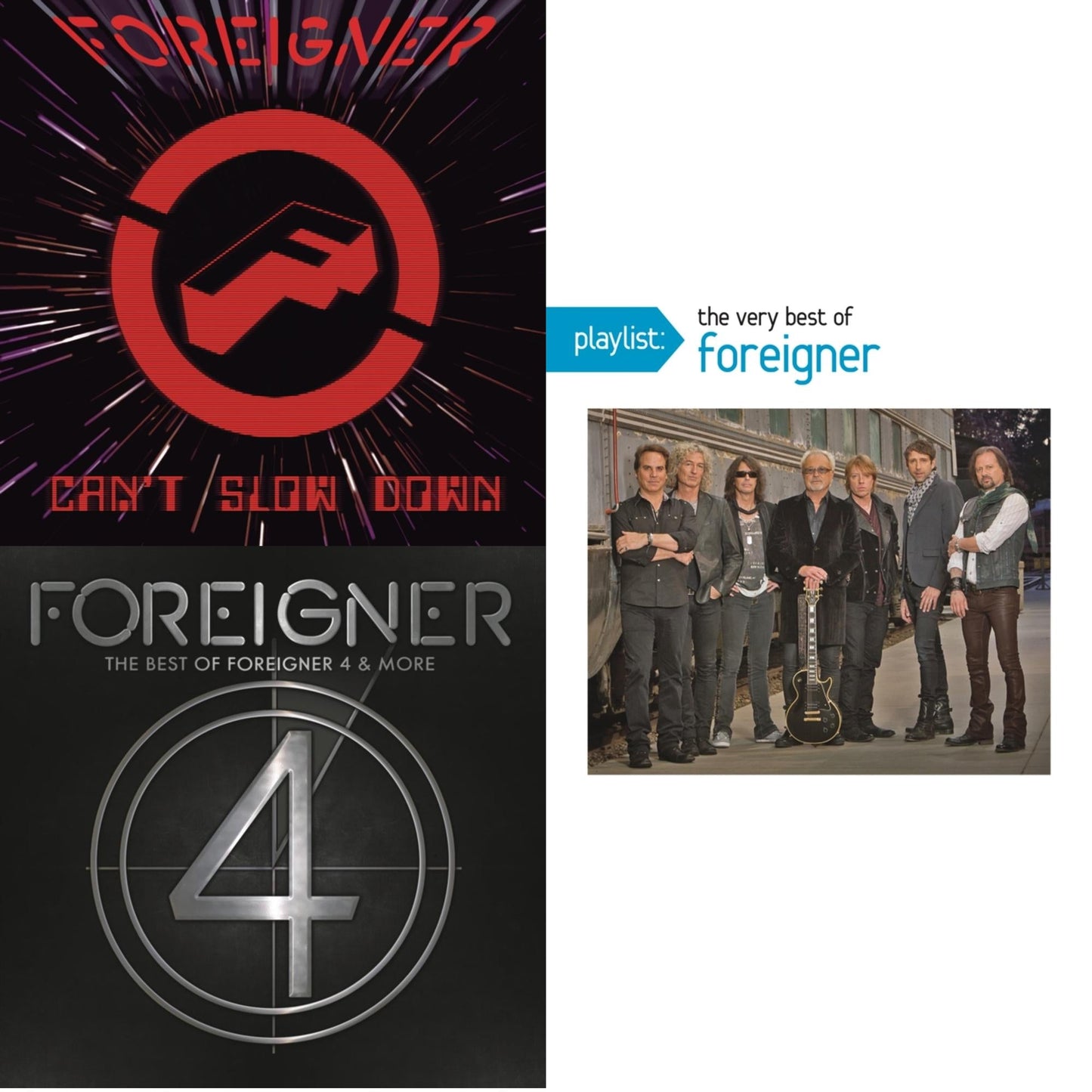 Foreigner - Can't Slow Down & Best Of Foreigner 4 & More & Playlist: Very Best Of Foreigner - CD Bundle