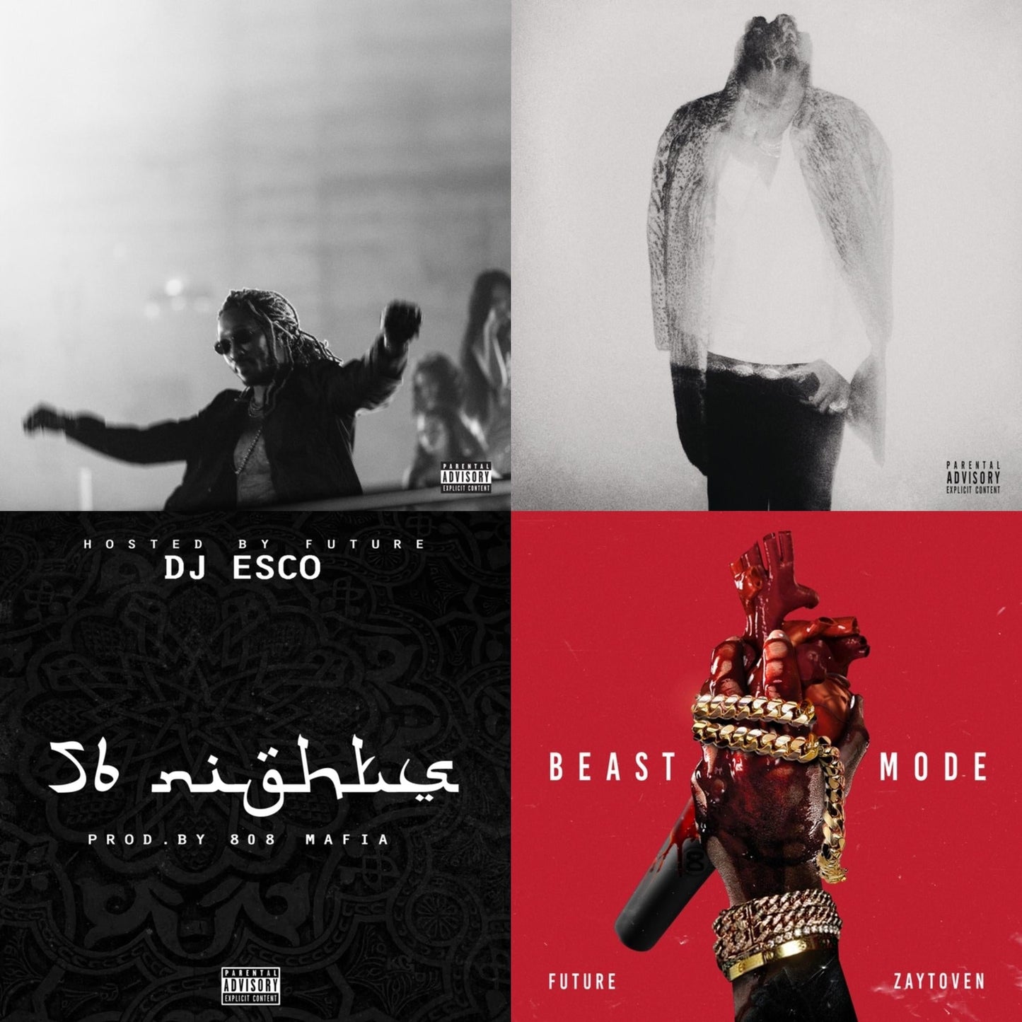 Future - High Off Life (Pa) (2LP/140G) & Hndrxx (X) (2LP) & 56 Nights & Beast Mode (X)