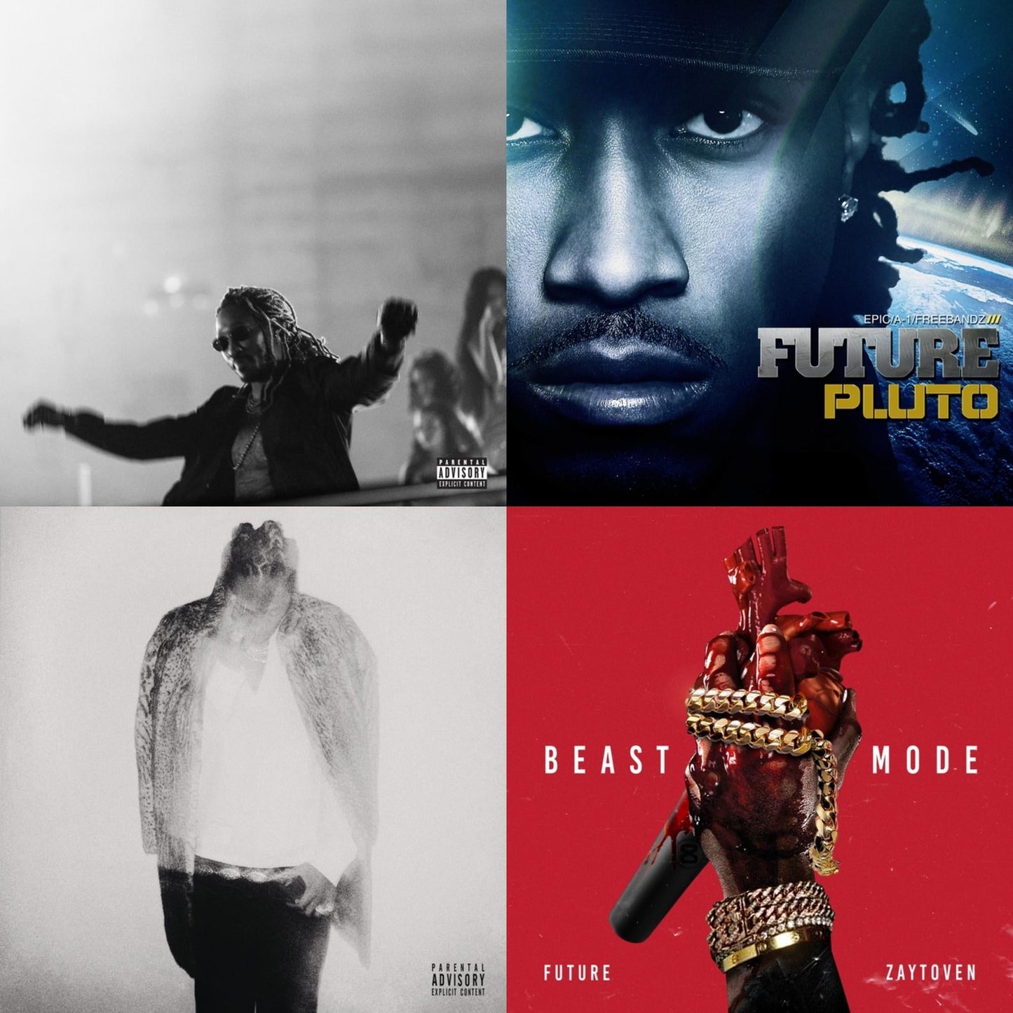 Future - High Off Life (Pa) (2LP/140G) & Pluto (X) (2LP) & Hndrxx (X) (2LP) & Beast Mode (X)