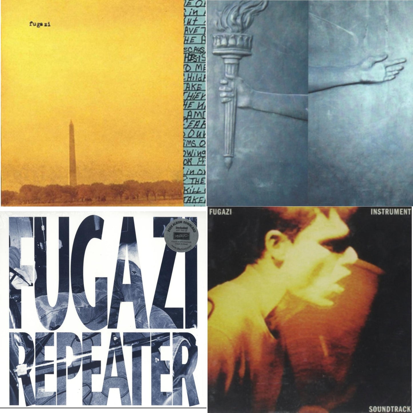 Fugazi - Repeater (Blue LP Vinyl) & In On The Killtaker & Instrument Soundtrack & Argument