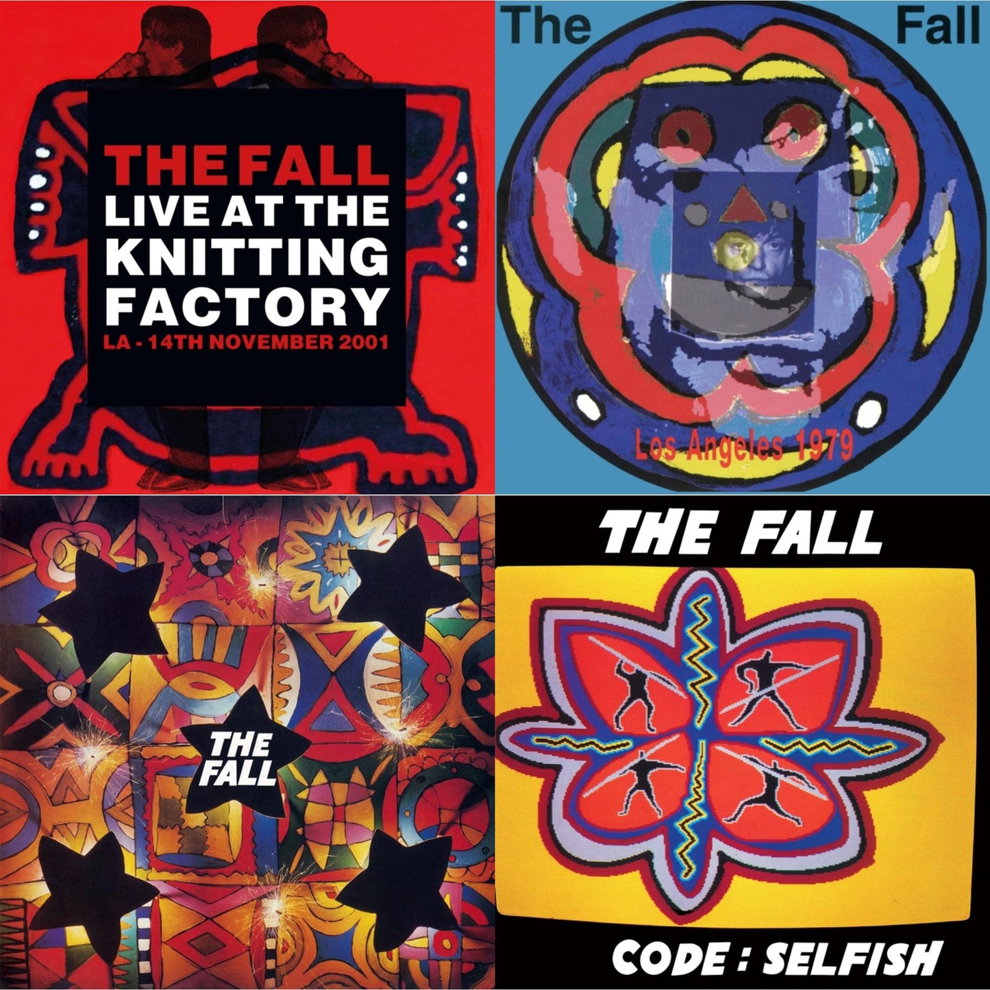 Fall - Live From The Vaults - Los Angeles 1979 & Live Art The Knitting Factory - La - 14 November 2001 & Shift-Work & Code: Selfish - LP Vinyl Bundle