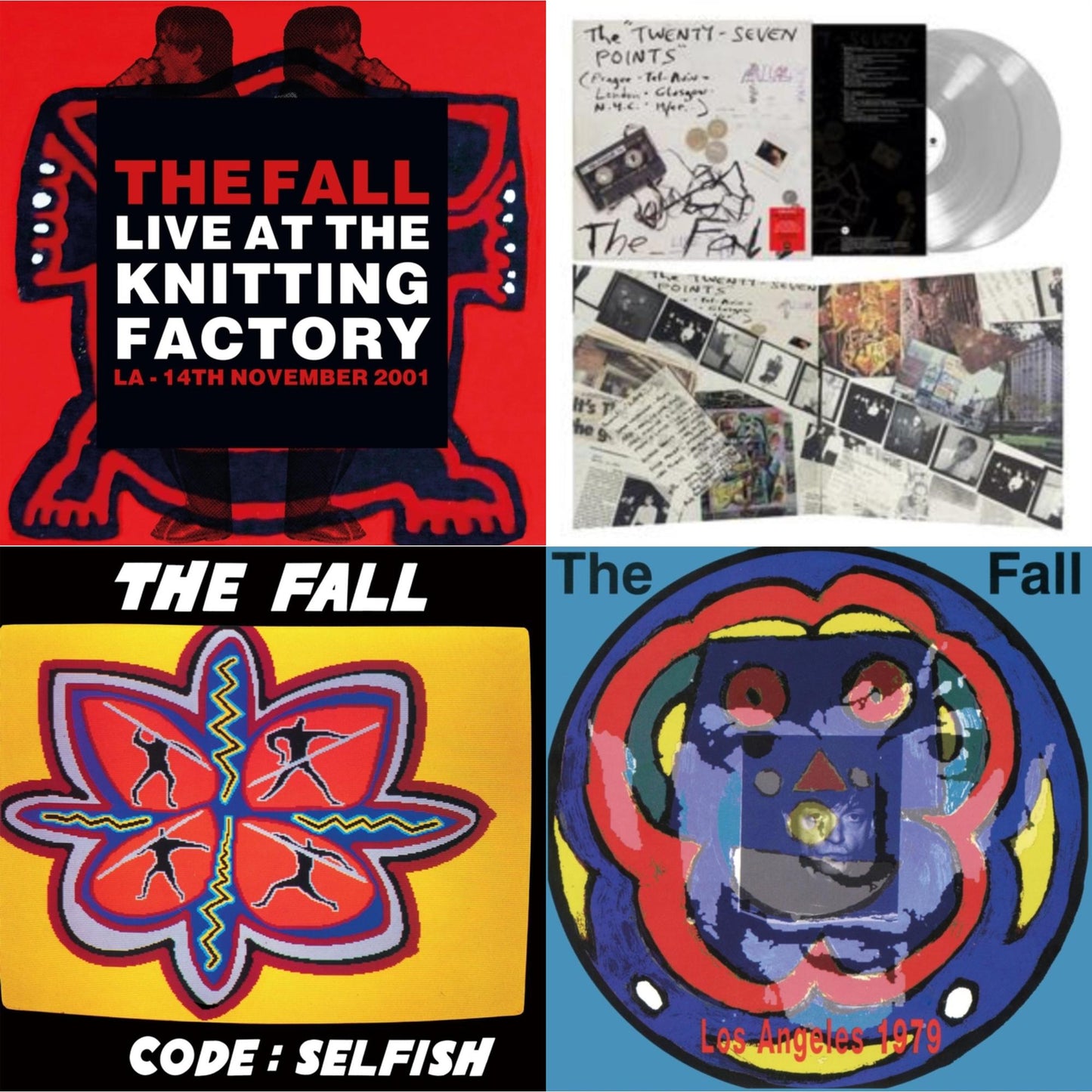 Fall - Live Art The Knitting Factory - La - 14 November 2001 & Twenty-Seven Points: Live 92-95 (Live) (140G/Clear LP Vinyl) & Code: Selfish & Live From The Vaults - Los Angeles 1979