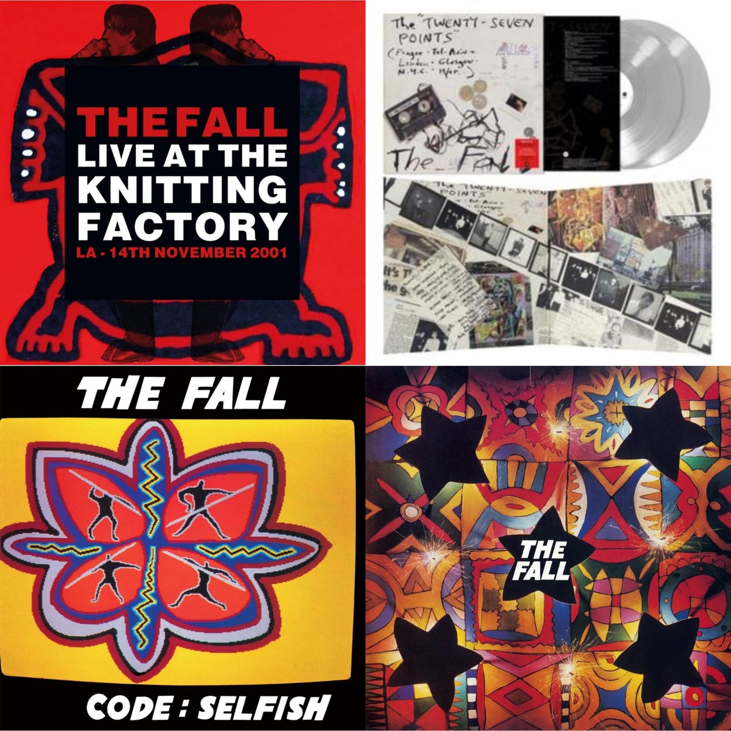 Fall - Twenty-Seven Points: Live 92-95 (Live) (140G/Clear LP Vinyl) & Live Art The Knitting Factory - La - 14 November 2001 & Shift-Work & Code: Selfish