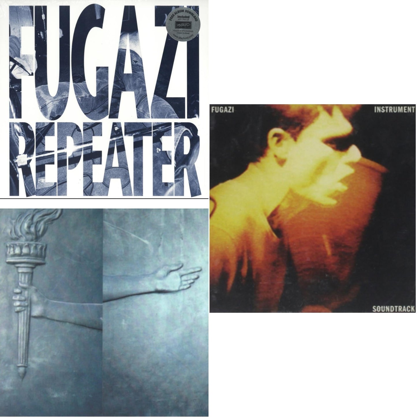 Fugazi - Repeater (Blue LP Vinyl) & Instrument Soundtrack & Argument