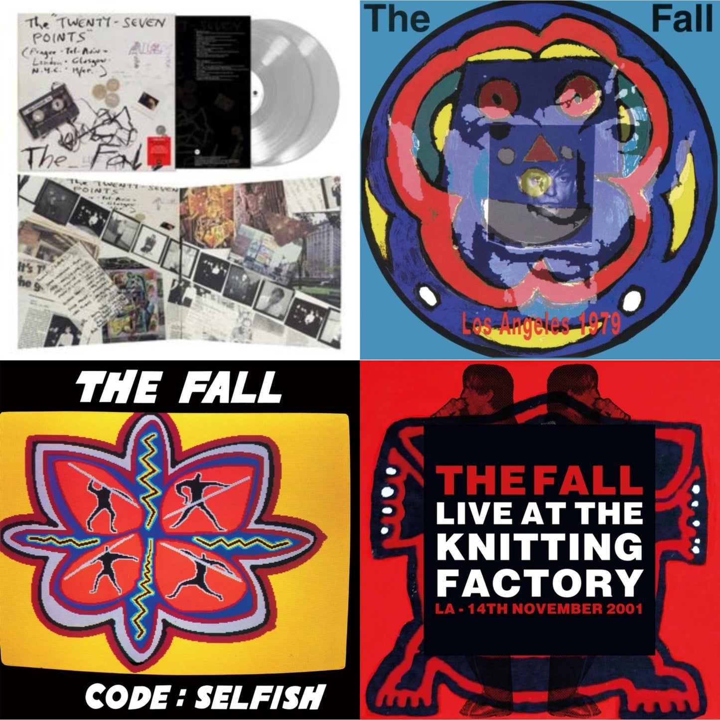 Fall - Twenty-Seven Points: Live 92-95 (Live) (140G/Clear LP Vinyl) & Live From The Vaults - Los Angeles 1979 & Live Art The Knitting Factory - La - 14 November 2001 & Code: Selfish