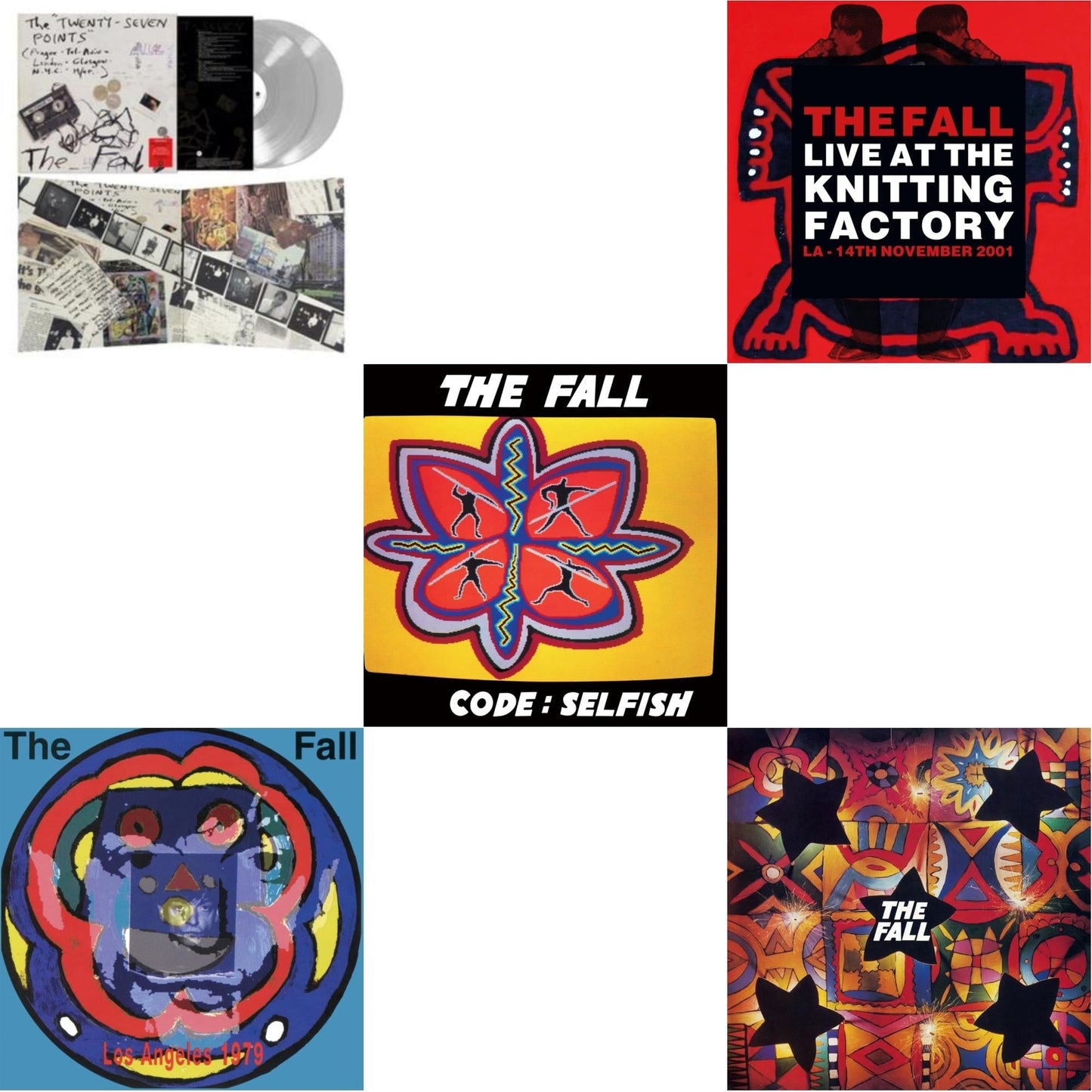 Fall - Twenty-Seven Points: Live 92-95 (Live) (140G/Clear LP Vinyl) & Live From The Vaults - Los Angeles 1979 & Code: Selfish & Live Art The Knitting Factory - La - 14 November 2001 & Shift-Work