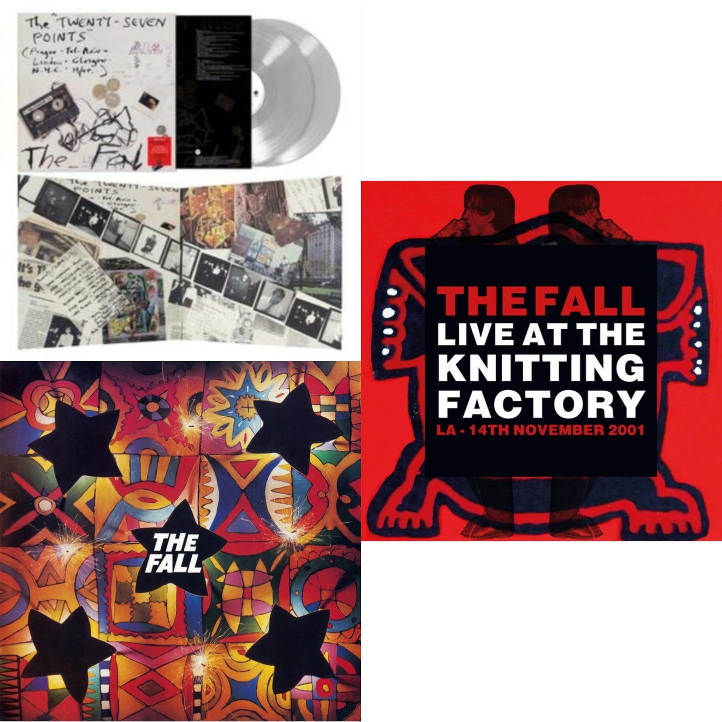 Fall - Twenty-Seven Points: Live 92-95 (Live) (140G/Clear LP Vinyl) & Live Art The Knitting Factory - La - 14 November 2001 & Shift-Work
