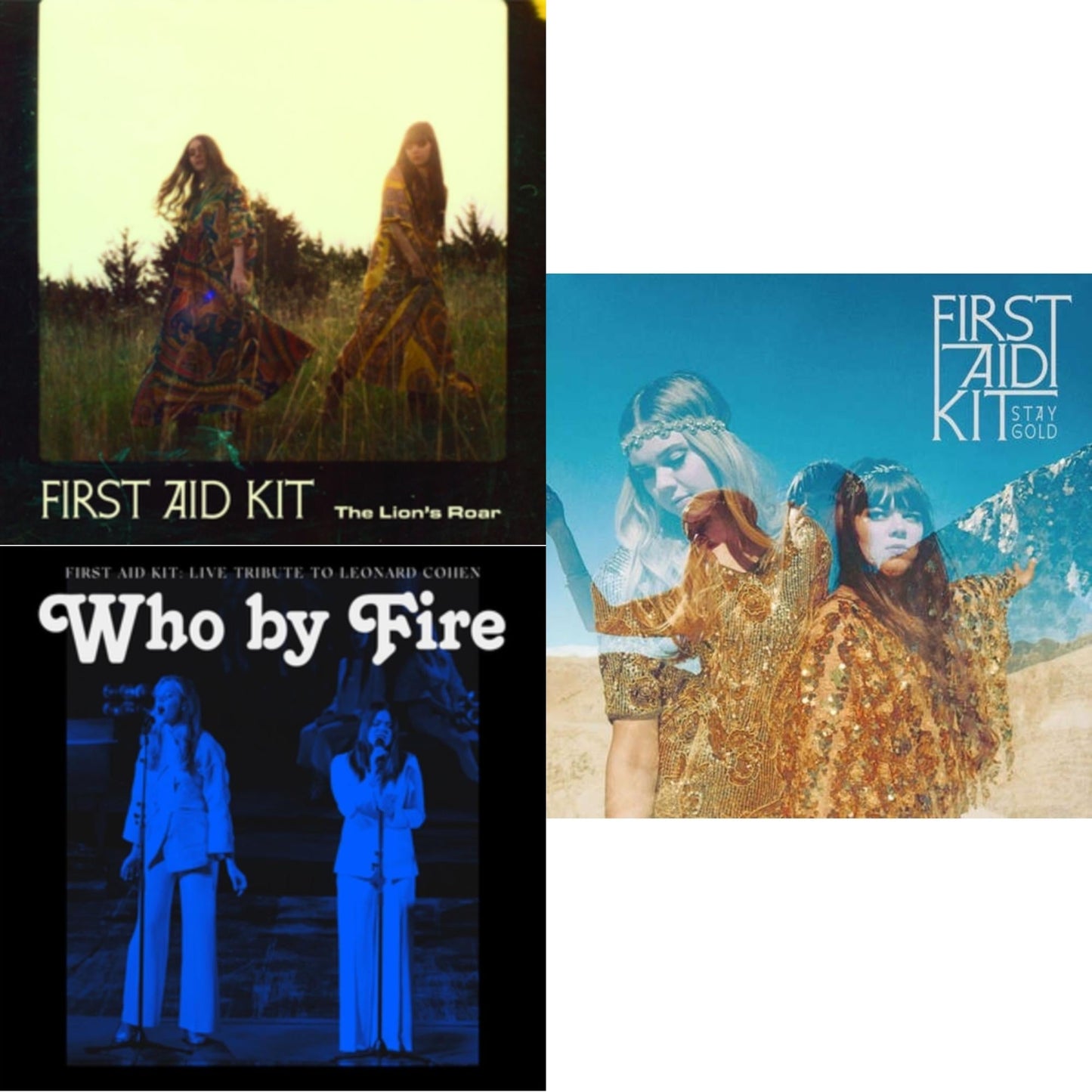 First Aid Kit - Who By Fire (Blue LP Vinyl) & Lion's Roar & Stay Gold (2LP/180G/Gatefold)
