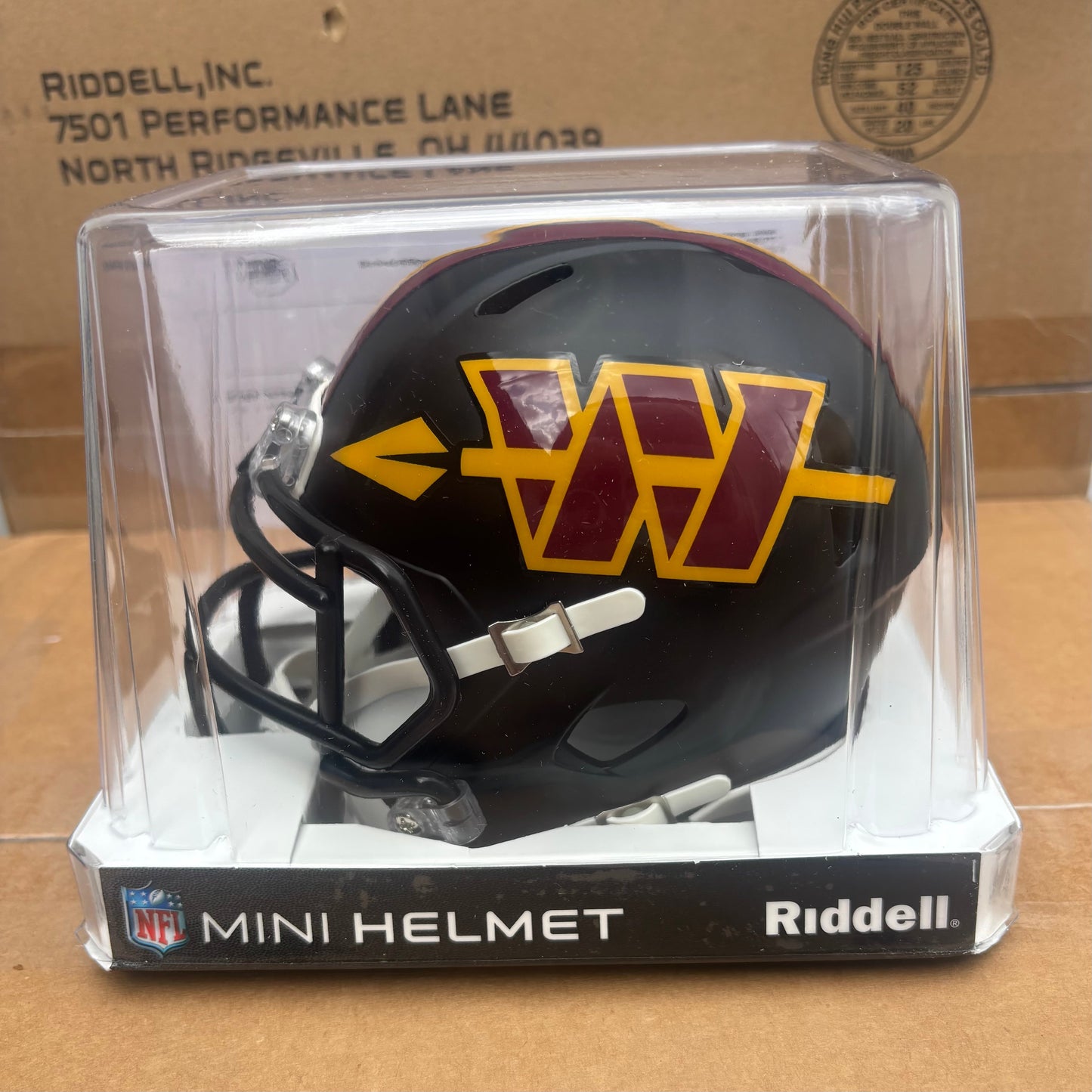 Washington Commanders Riddell Mini Helmet NEW 2026 Hail Raiser - NFL