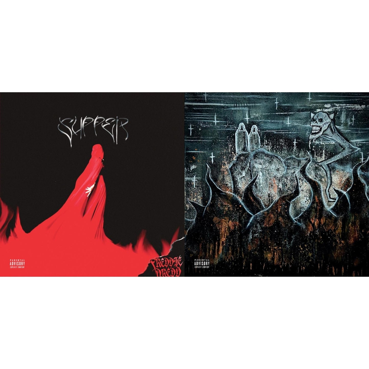 Freddie Dredd - Suffer (X) (150G) & Freddie's Inferno (X) (150G) - LP Vinyl Bundle