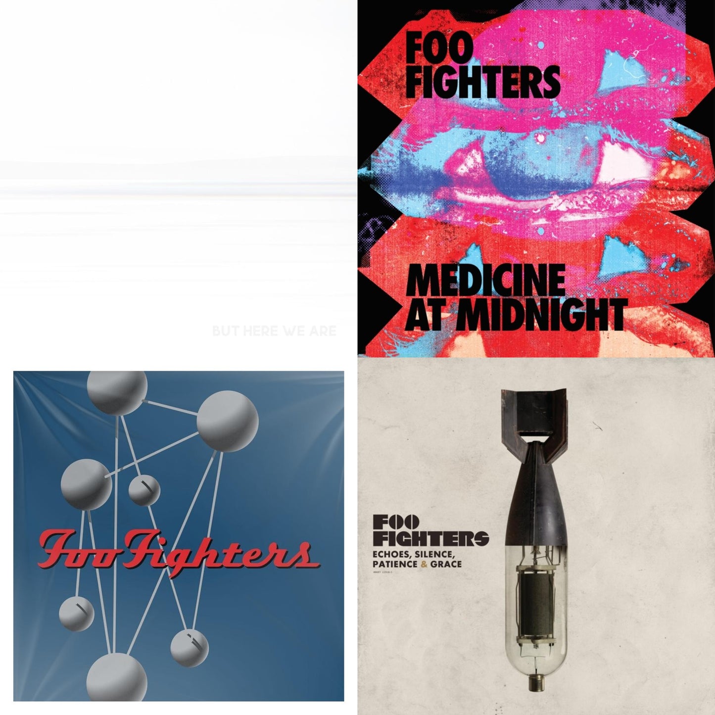 Foo Fighters - Medicine At Midnight (140G) & But Here We Are & Echoes Silence Patience & Grace & Colour & The Shape (2LP/Dl Card)