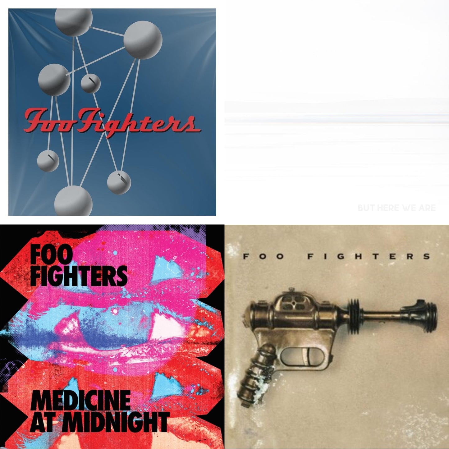 Foo Fighters - Medicine At Midnight (140G) & But Here We Are & Foo Fighters (Dl Card) & Colour & The Shape (2LP/Dl Card)