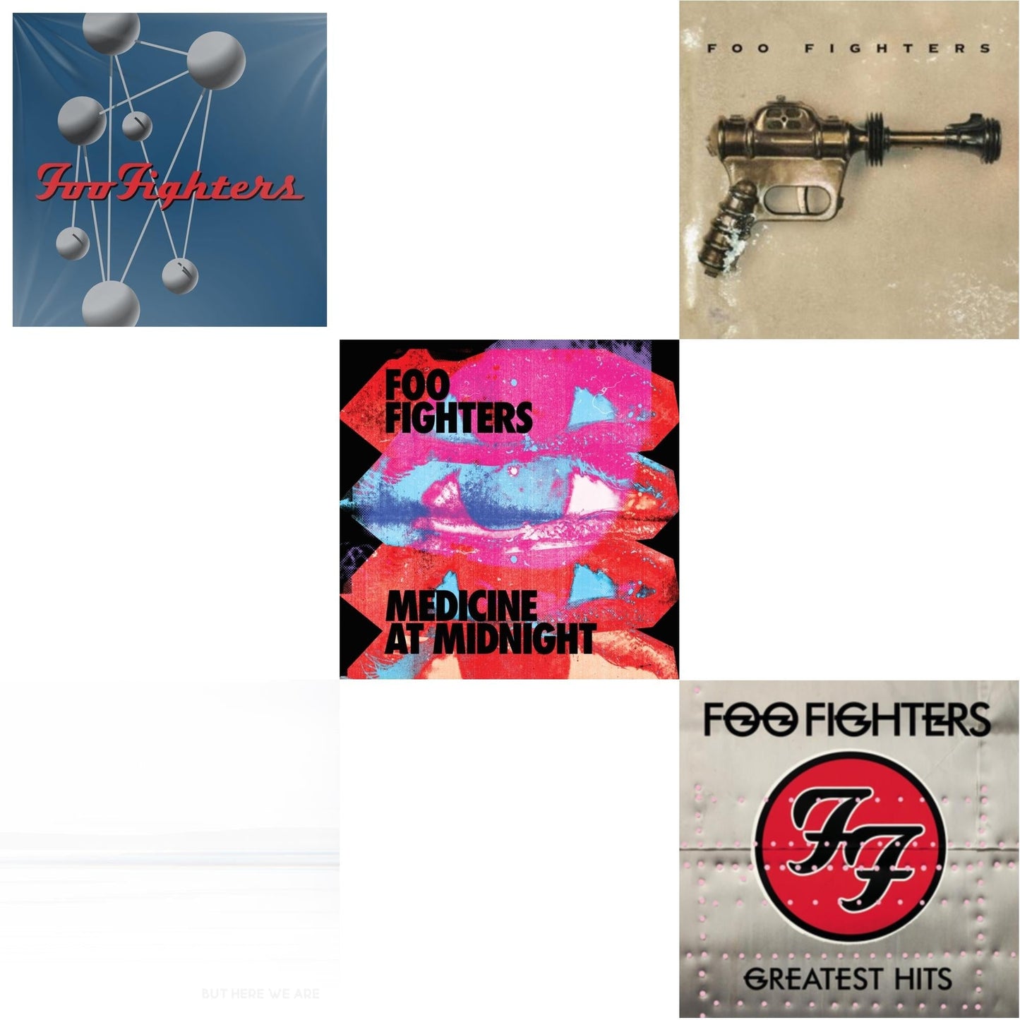 Foo Fighters - Medicine At Midnight (140G) & But Here We Are & Greatest Hits (2LP/Dl Card/Gatefold) & Foo Fighters (Dl Card) & Colour & The Shape (2LP/Dl Card)
