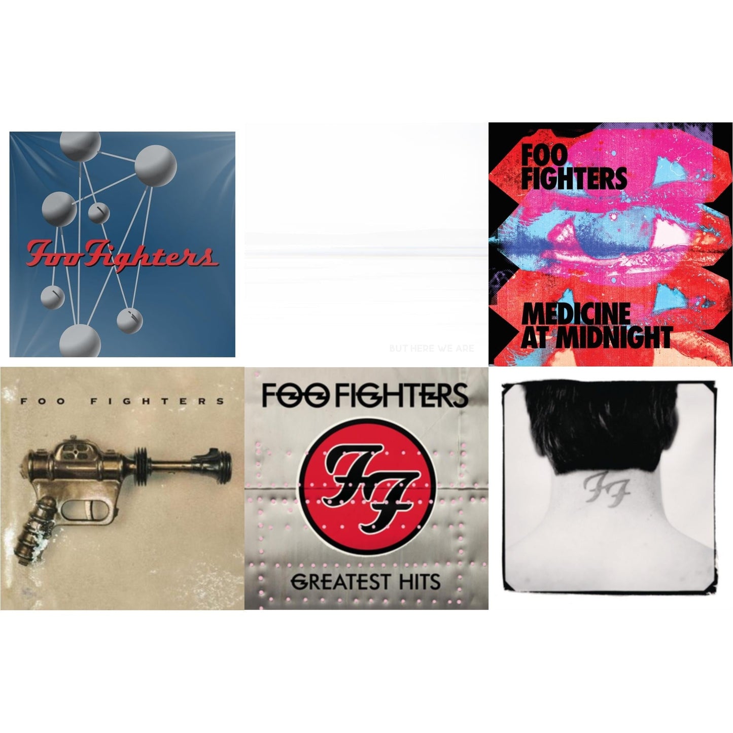 Foo Fighters - Colour & The Shape (2LP/Dl Card) & But Here We Are & Medicine At Midnight (140G) & Foo Fighters (Dl Card) & Greatest Hits (2LP/Dl Card/Gatefold) & There Is Nothing Left To Lose (2LP/Dl Card)