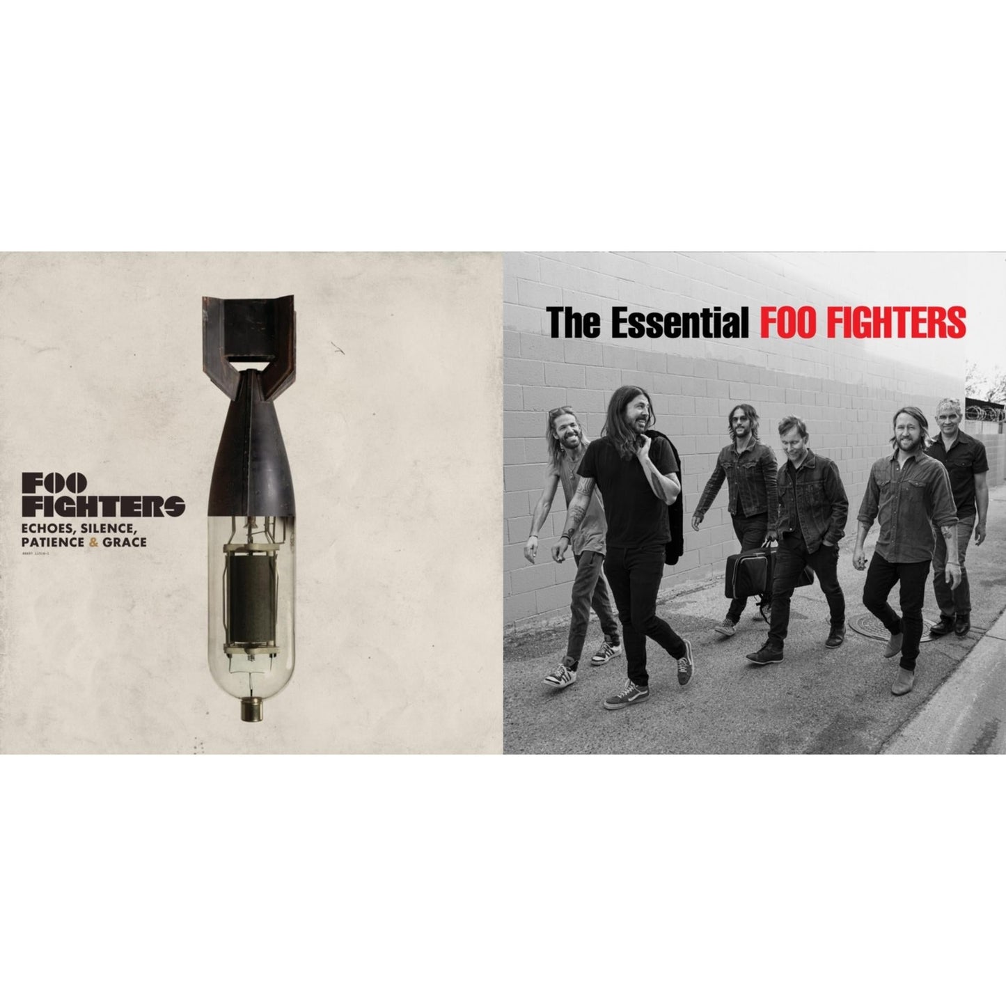 Foo Fighters - Essential Foo Fighters & Echoes Silence Patience & Grace - LP Vinyl Bundle