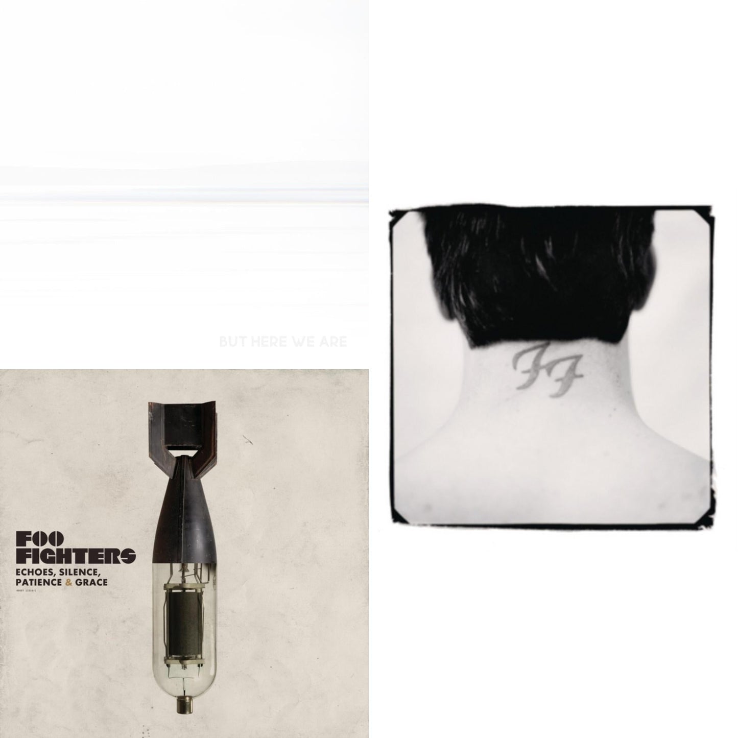 Foo Fighters - But Here We Are (White LP Vinyl) & Echoes Silence Patience & Grace & There Is Nothing Left To Lose (2LP/Dl Card)