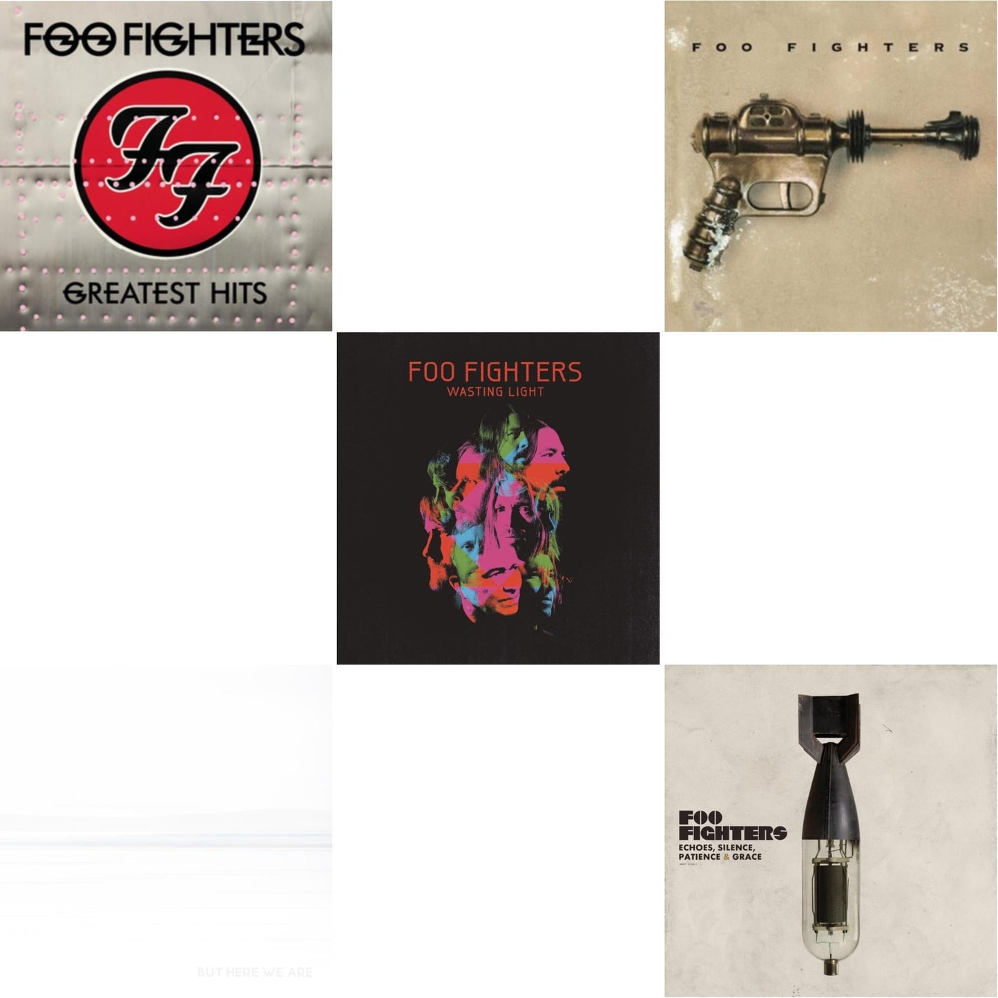 Foo Fighters - But Here We Are & Echoes Silence Patience & Grace & Greatest Hits (2LP/Dl Card/Gatefold) & Wasting Light (2LP/Dl Card/Gatefold) & Foo Fighters (Dl Card)