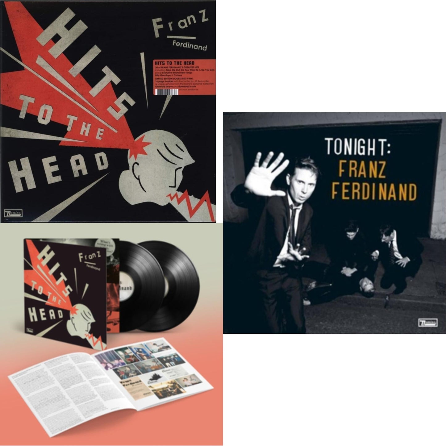 Franz Ferdinand - Tonight (2LP/Dl Card) & Hits To The Head (2LP/Dl Card) & Hits To The Head (2LP/Translucent Red Vinyl) (I)