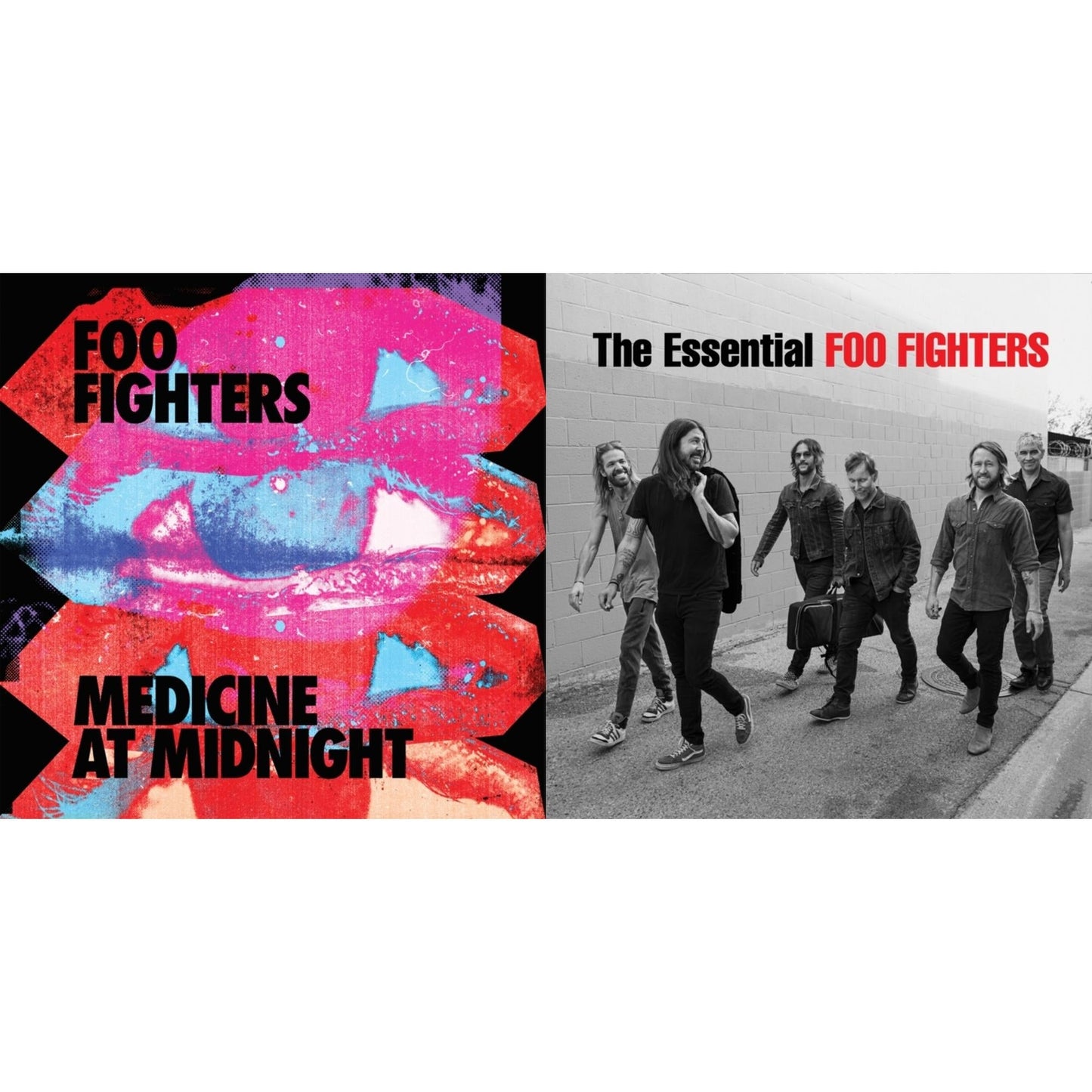 Foo Fighters - Medicine At Midnight (140G) & Essential Foo Fighters - LP Vinyl Bundle