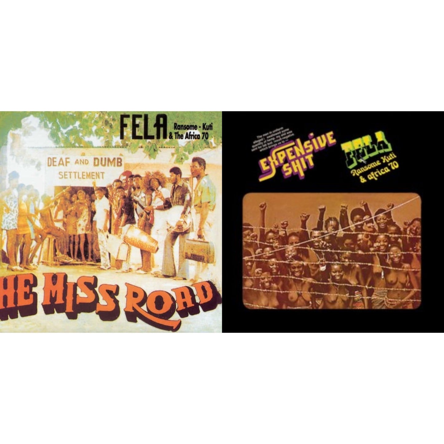 Fela Kuti - Expensive Shit & He Miss Road - LP Vinyl Bundle