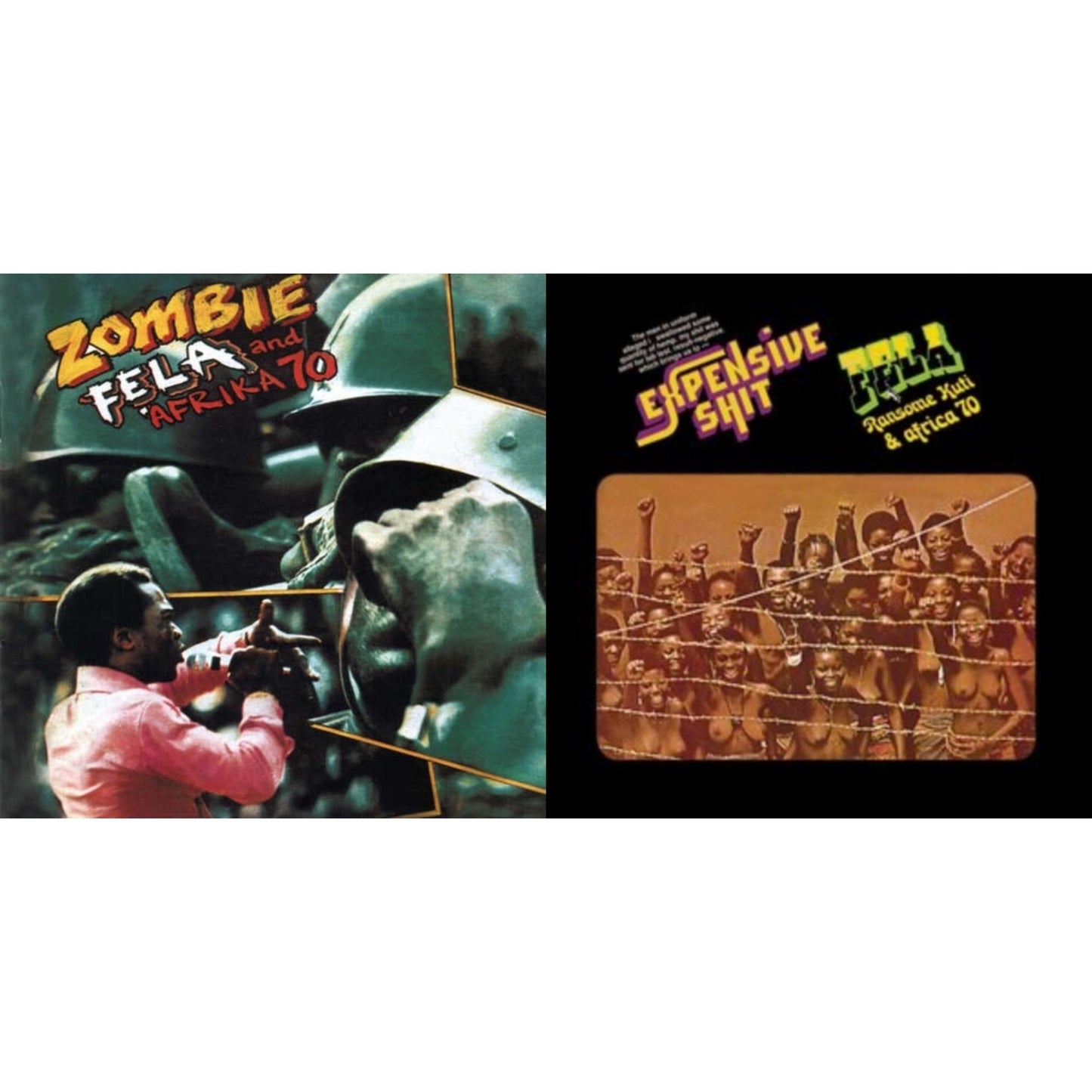 Fela Kuti - Zombie & Expensive Shit - LP Vinyl Bundle