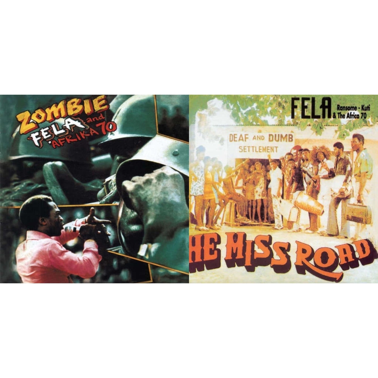 Fela Kuti - Zombie & He Miss Road - LP Vinyl Bundle