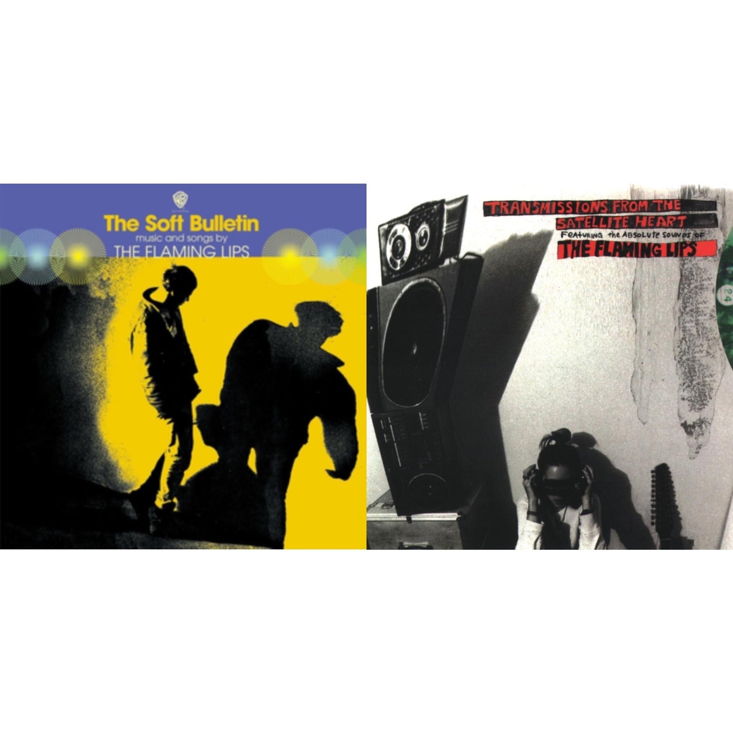 Flaming Lips - Soft Bulletin & Transmissions From The Satellite Heart - LP Vinyl Bundle
