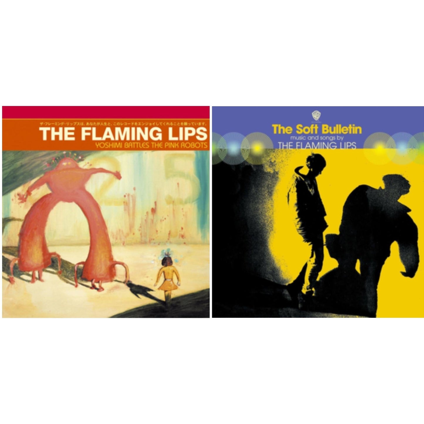 Flaming Lips - Yoshimi Battles The Pink Robots & Soft Bulletin - LP Vinyl Bundle