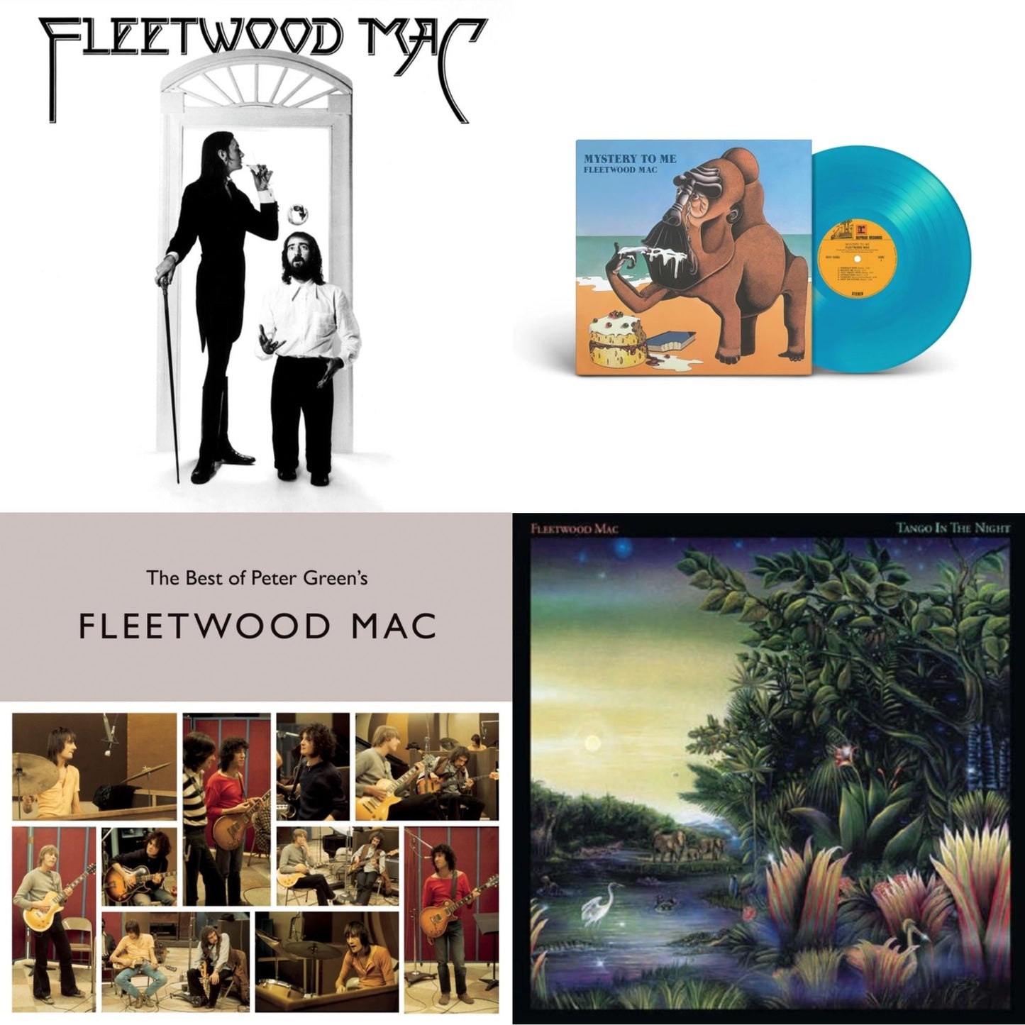 Fleetwood Mac - Tango In The Night & Best Of Peter Green's Fleetwood Mac (2LP/140G) & Mystery To Me (Ocean-Blue LP Vinyl) (Rocktober) & Fleetwood Mac