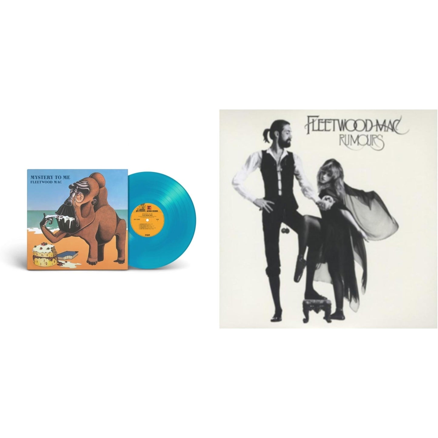 Fleetwood Mac - Rumours (2LP/45RPM/Deluxe) & Mystery To Me (Ocean-Blue LP Vinyl) (Rocktober)