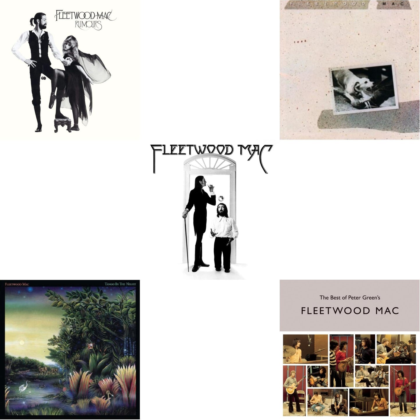 Fleetwood Mac - Rumours & Tango In The Night & Fleetwood Mac & Tusk (2LP) & Best Of Peter Green's Fleetwood Mac (2LP/140G)